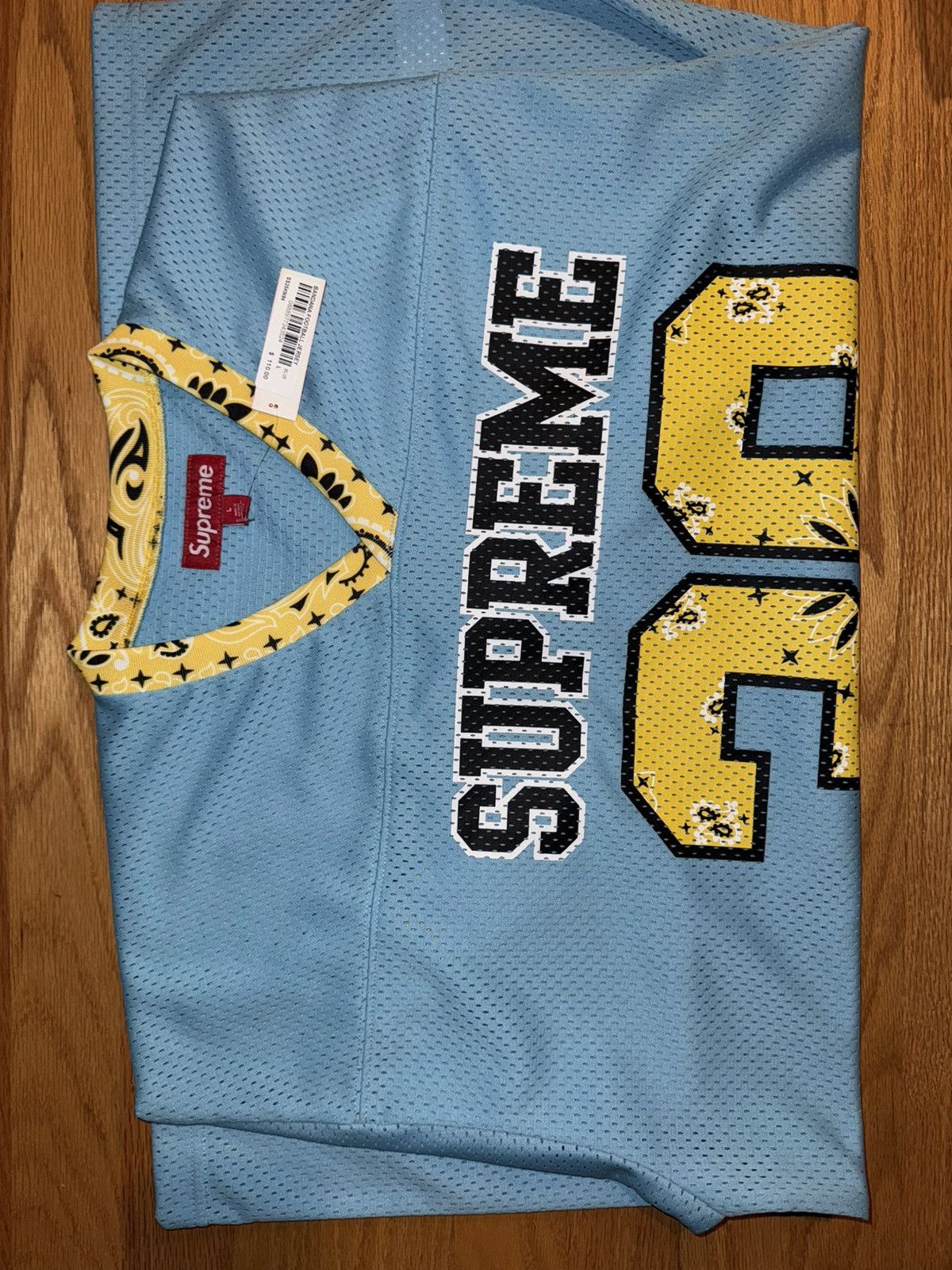 Supreme Supreme Bandana Football Jersey Size US L / EU 52-54 / 3 - 4 Thumbnail