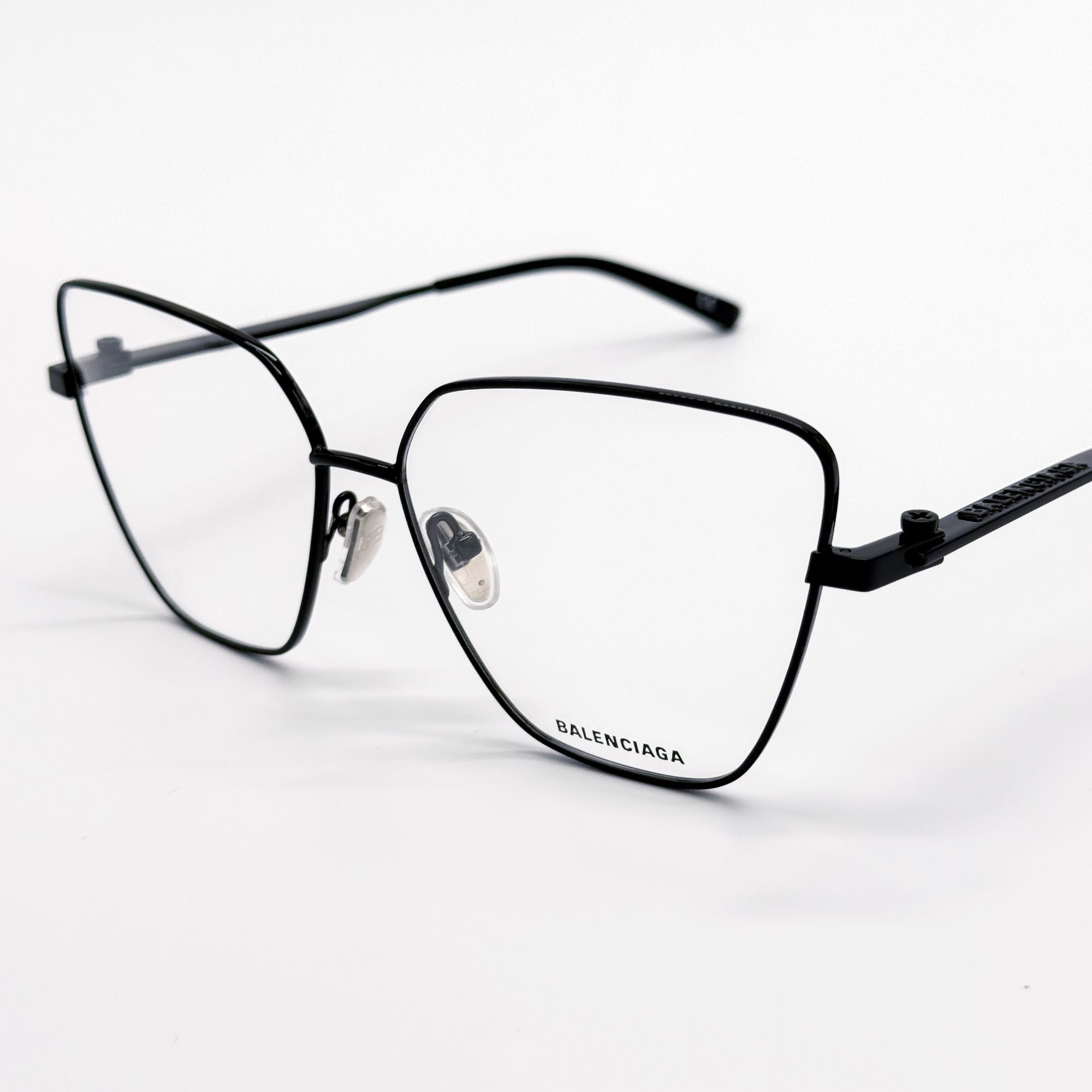Balenciaga NEW BALENCIAGA EYEGLASSES BB0170O 003 CAT EYE BLACK WOMEN EY Size ONE SIZE - 7 Thumbnail