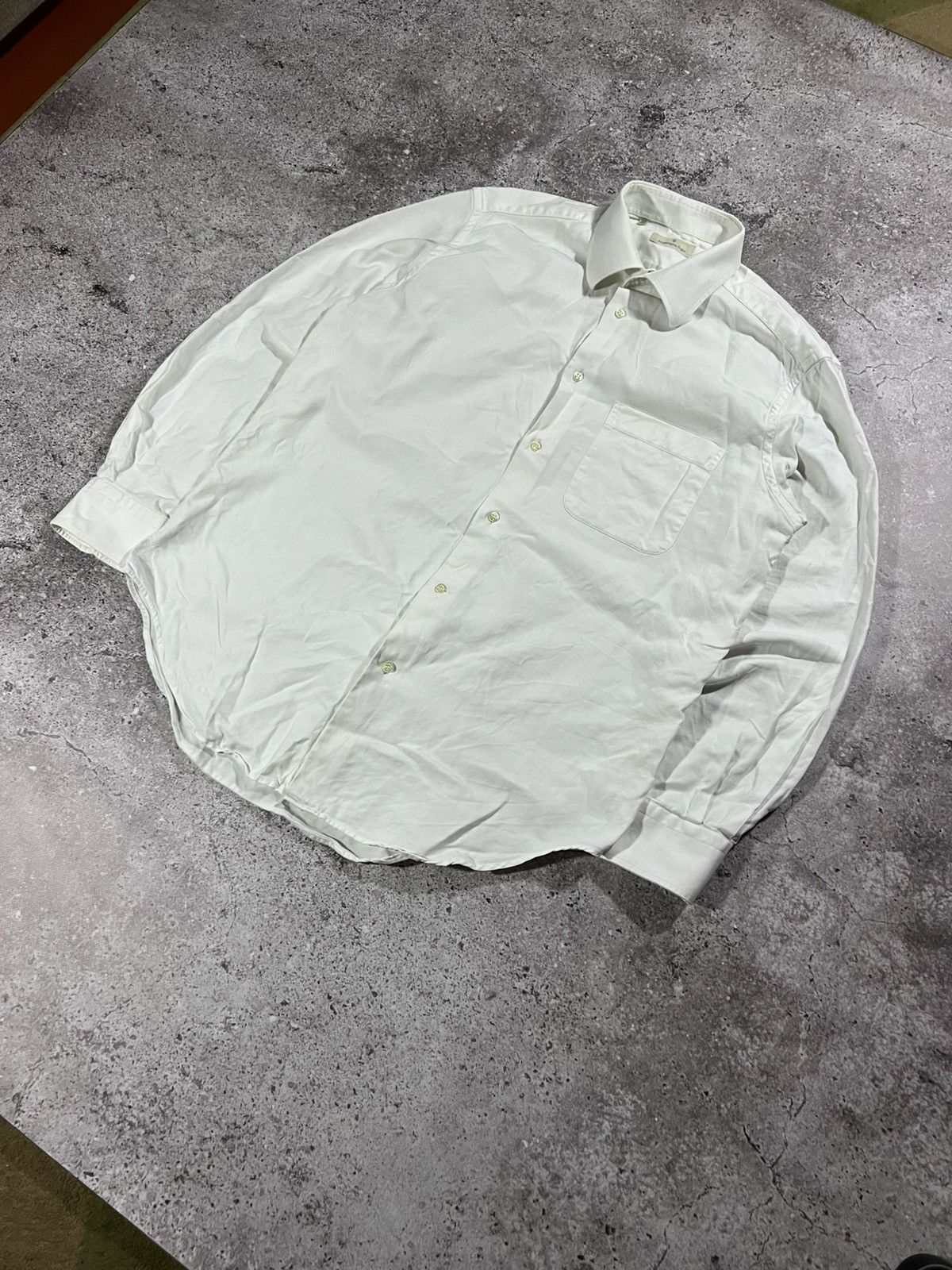 Ermenegildo Zegna Mens Vintage Ermenegildo Zegna Shirt Button Up luxury zzegna Size US L / EU 52-54 / 3 - 1 Thumbnail