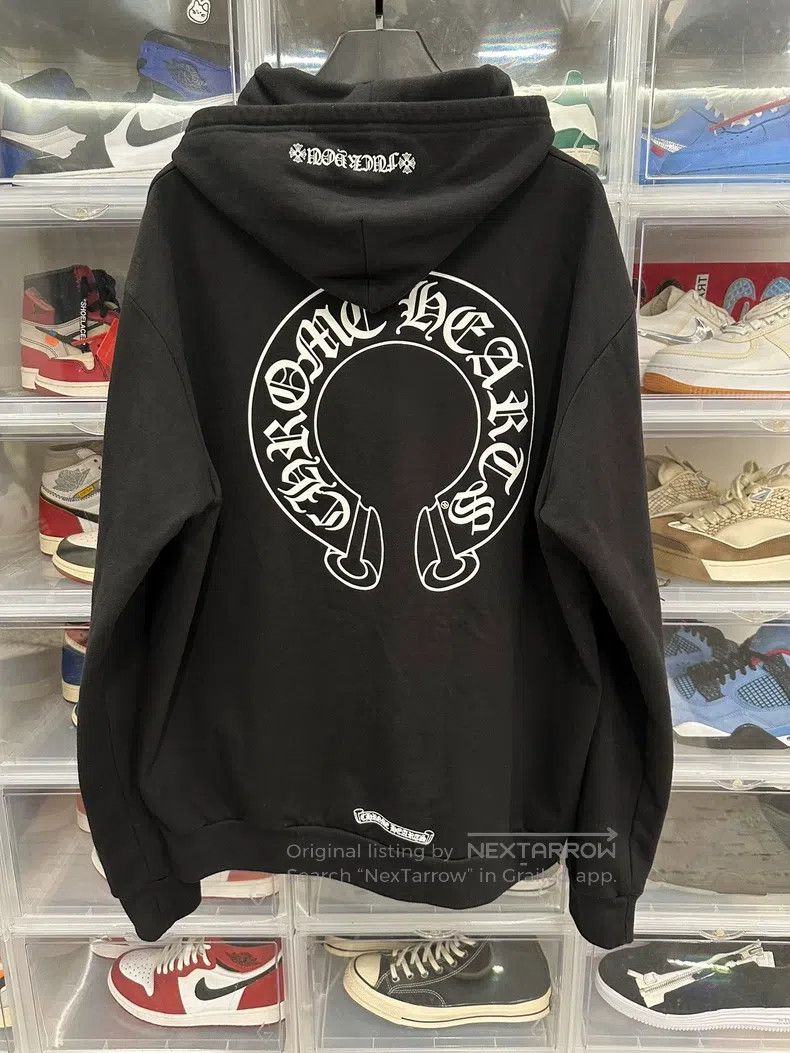 Chrome Hearts CHROME HEARTS Size XL Horseshoe vine flower arm zipper hood Size US XL / EU 56 / 4 - 3 Thumbnail