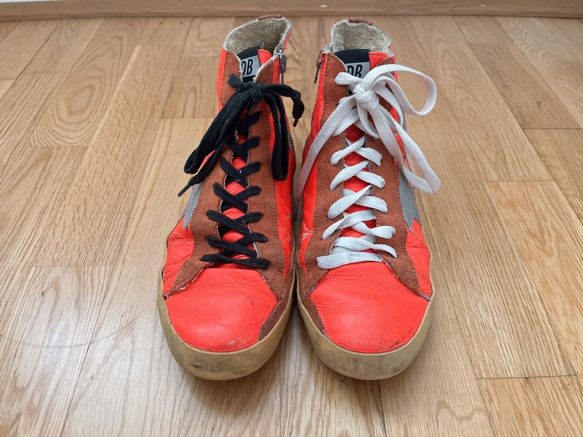 Golden Goose Golden goose Fancy neon orange Mid star Size US 7.5 / IT 37.5 - 4 Thumbnail