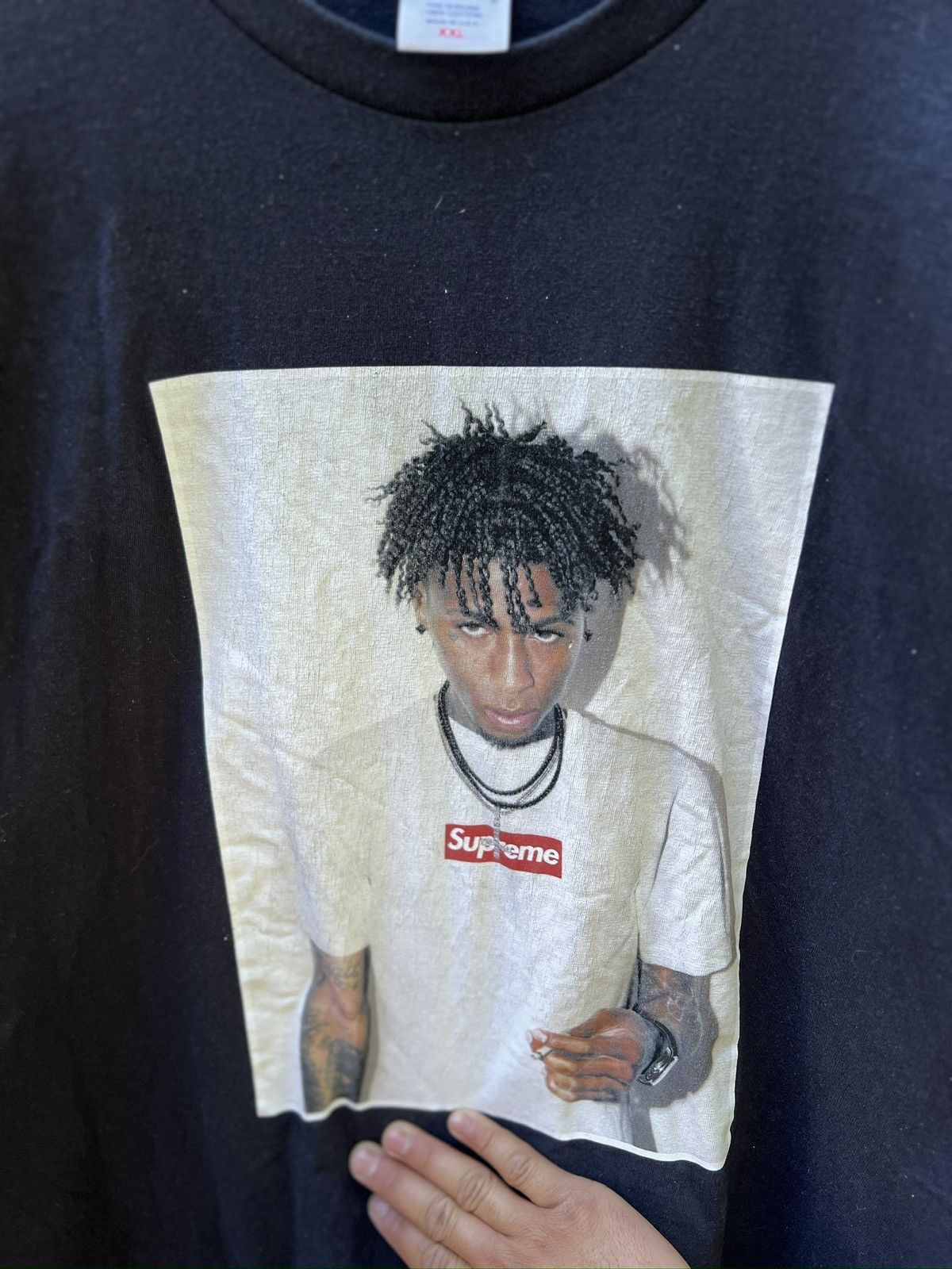 Supreme Supreme X NBA Youngboy Graphic Tee Size US XXL / EU 58 / 5 - 3 Thumbnail