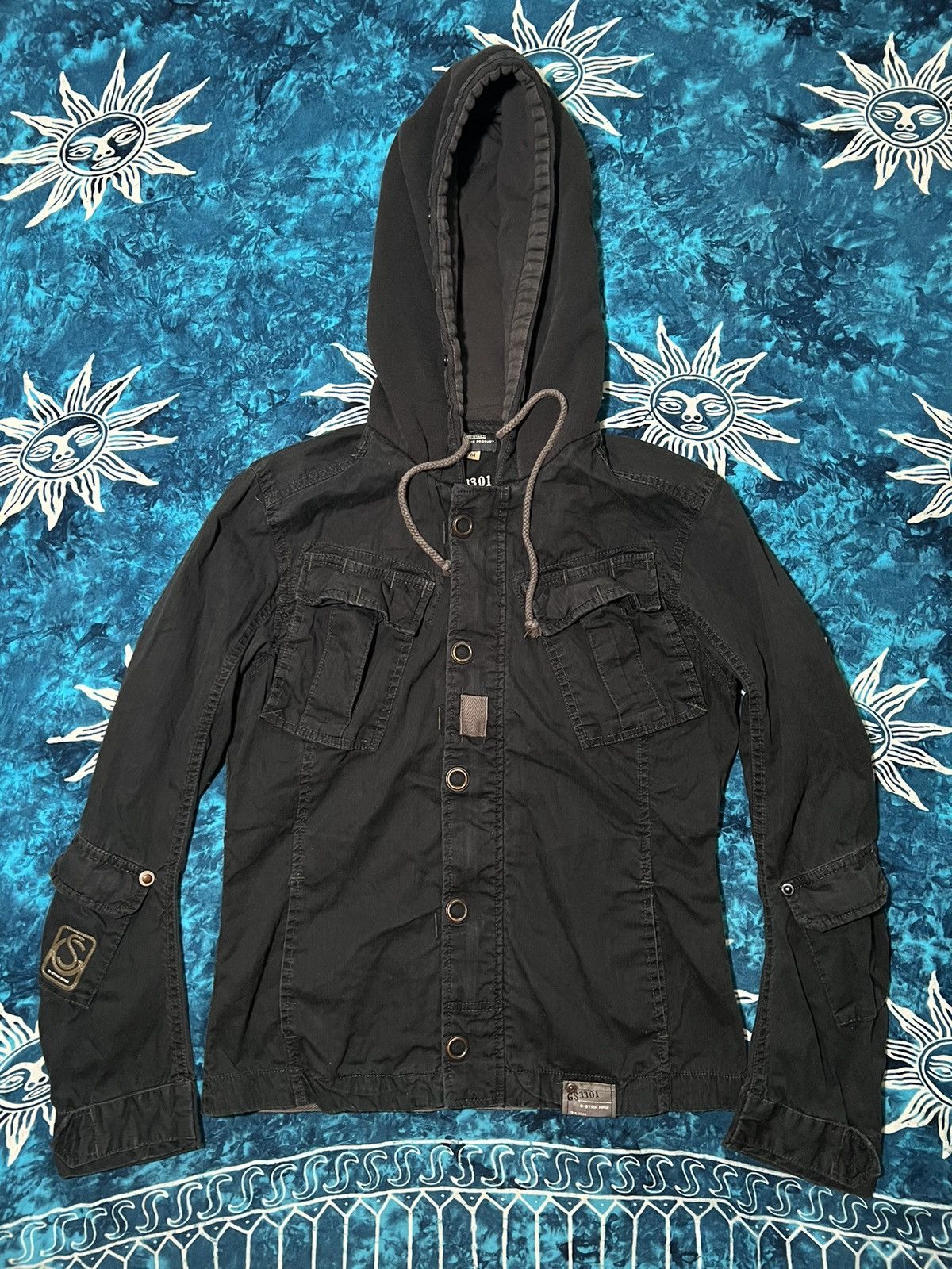G-Star Y2K G Star Raw Sniper Hooded Shirt Jacket Zip Military Size M / US 6-8 / IT 42-44 - 3 Thumbnail