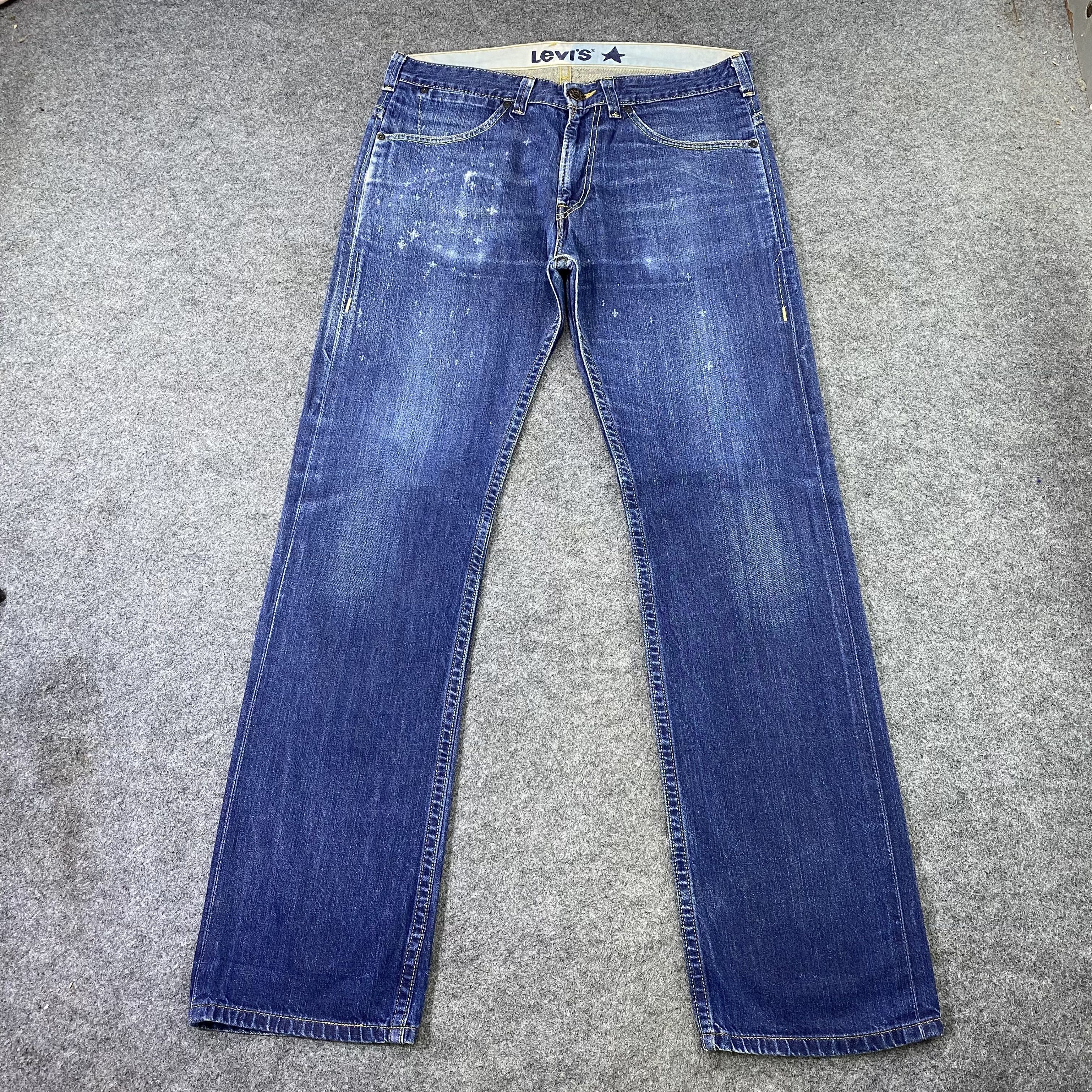 Jean × Levi's × Vintage Vintage Levis Distressed Wash Jeans-J1143 Size US 36 / EU 52 - 2 Thumbnail