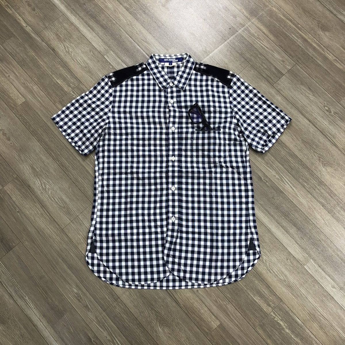 Comme des Garcons Homme 🇯🇵 SS15 Junya Watanabe Comme des Garcons Man Plaid Shirt CDG Size US S / EU 44-46 / 1 - 1 Thumbnail