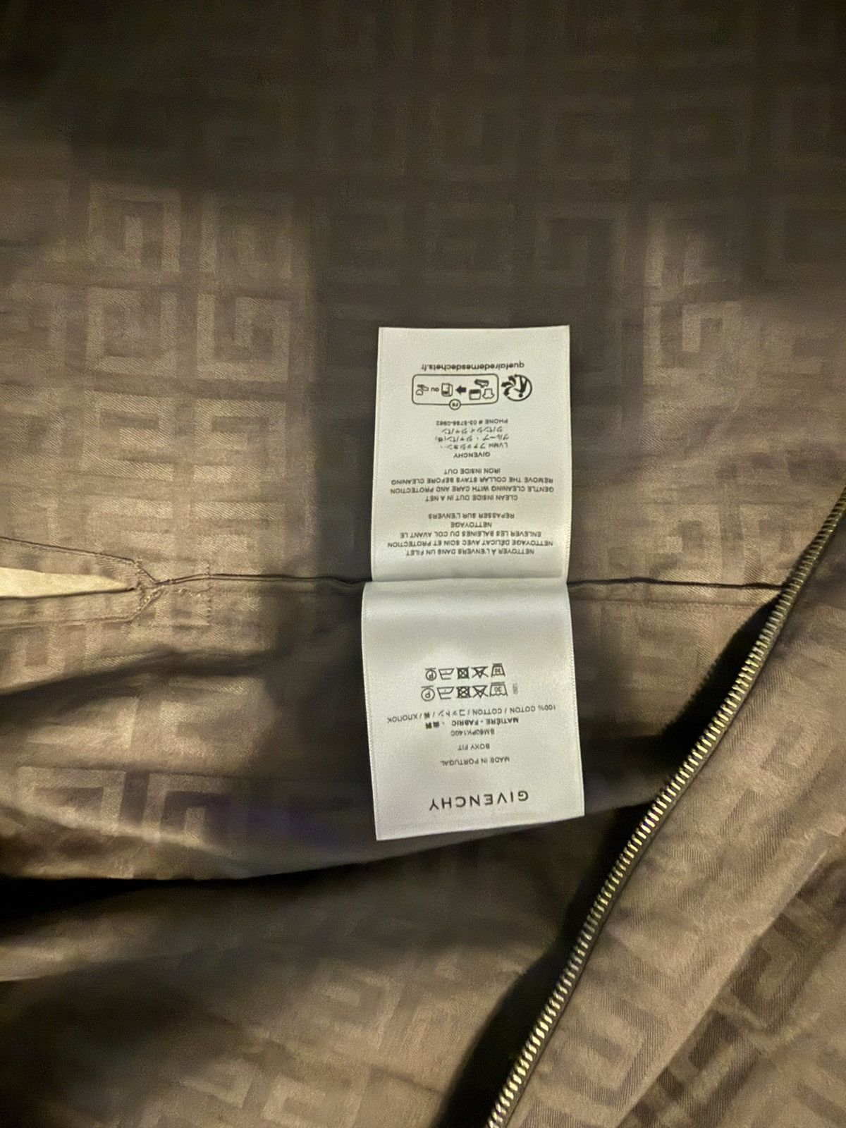 Givenchy SHORT SLEEVES BOXY FIT ZIPPED SHIRT - TITANIUM Size US XXS / EU 40 - 4 Thumbnail