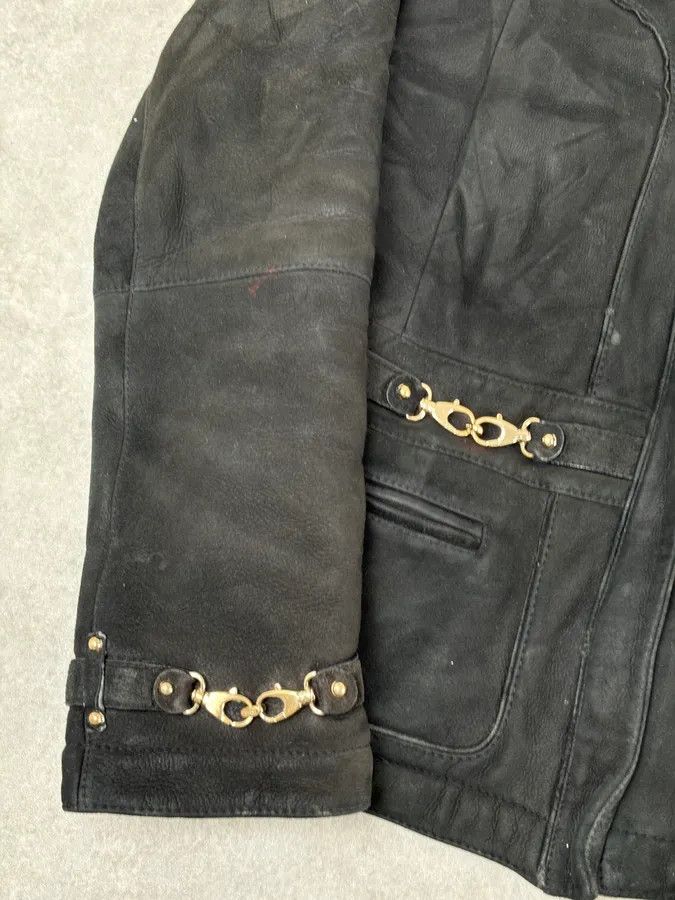 Gucci 2000s Gucci Black Fur Shearling Leather Premium Jacket Size US S / EU 44-46 / 1 - 8 Thumbnail