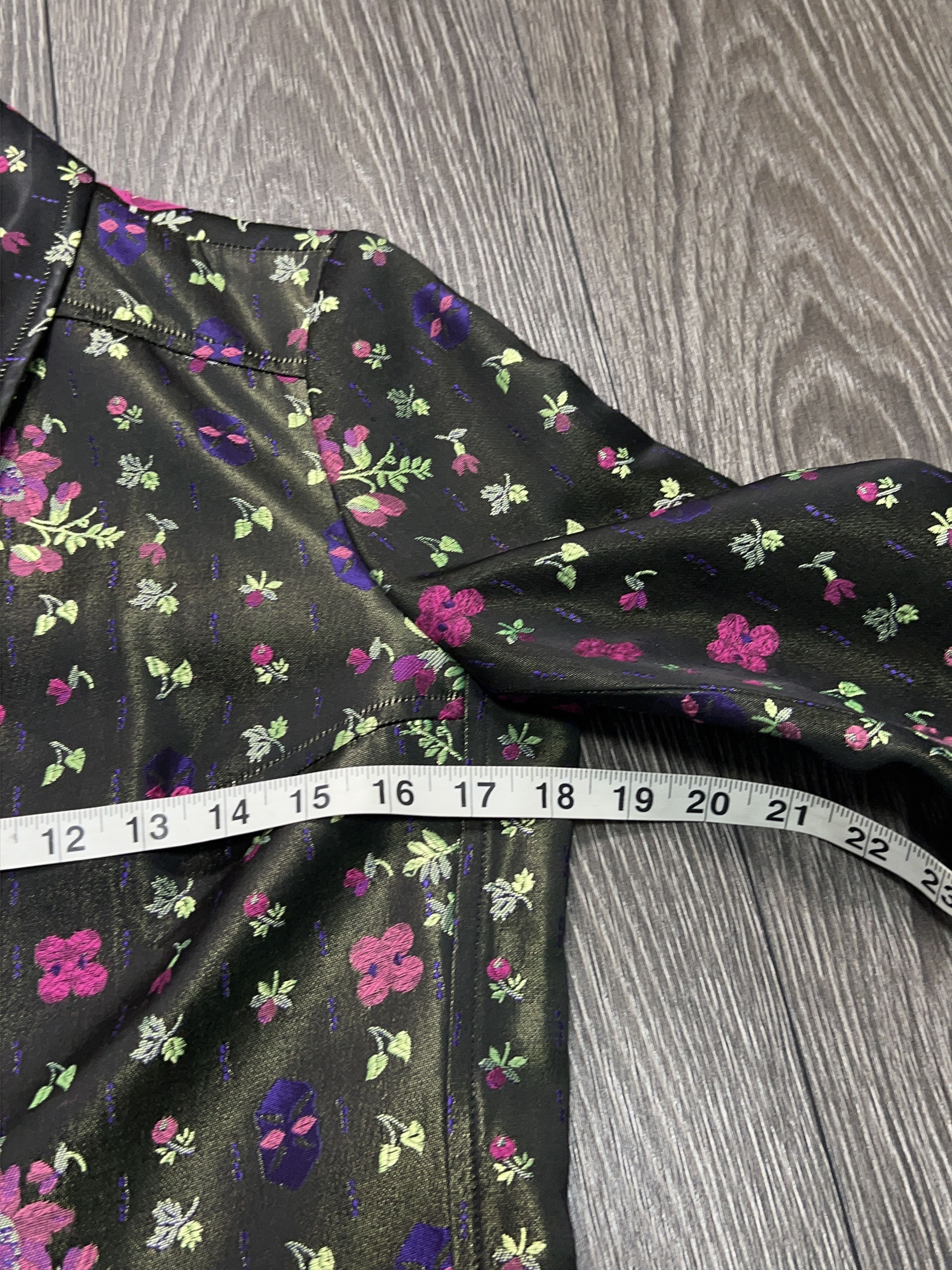 Christian Lacroix Bazar Christian Lacroix Floral Blazer Jacket Button France Size XS / US 0-2 / IT 36-38 - 10 Thumbnail