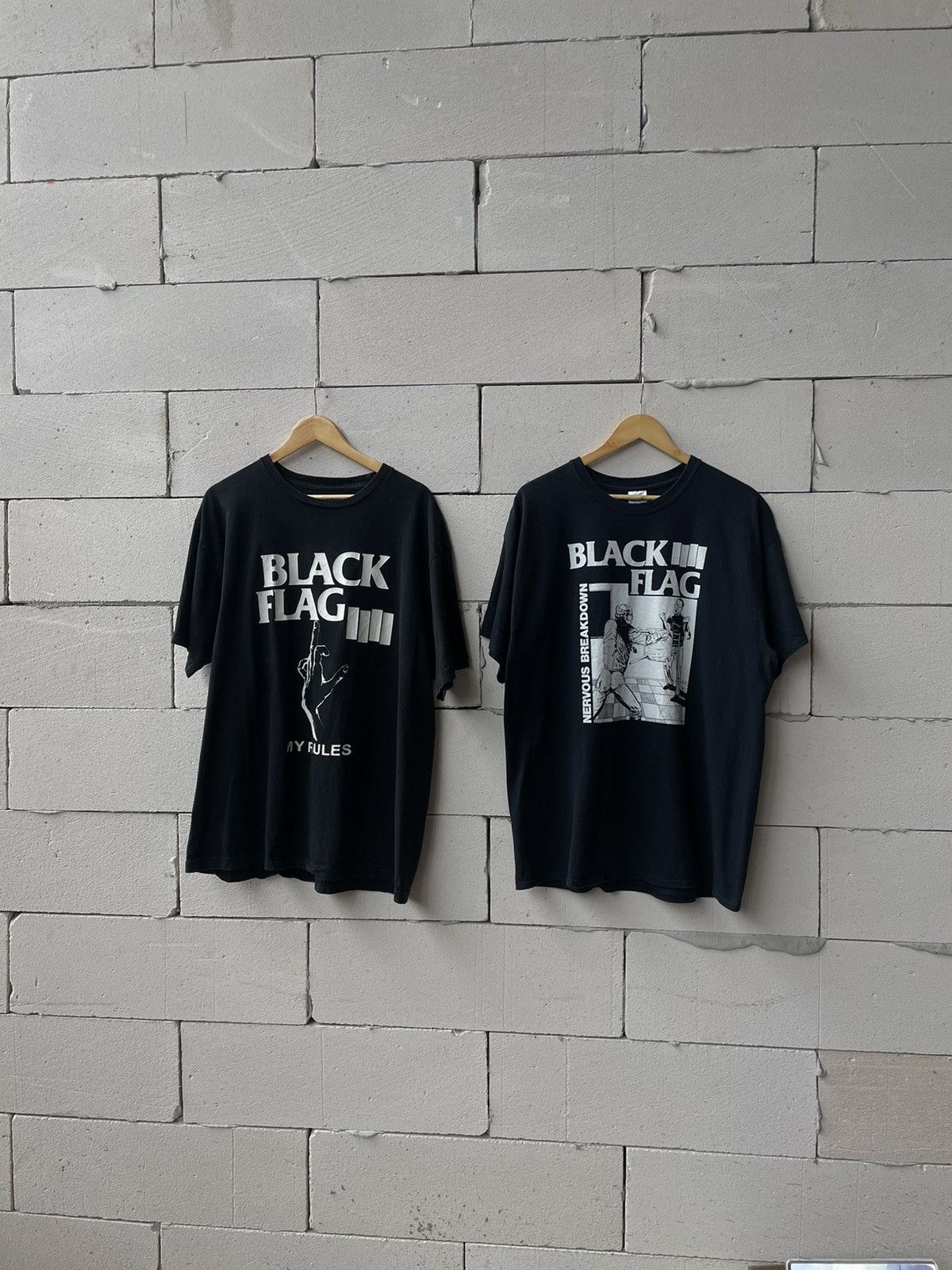 Band Tees × Vintage Vintage 2000s Black Flag T-Shirt Size US XL / EU 56 / 4 - 4 Thumbnail