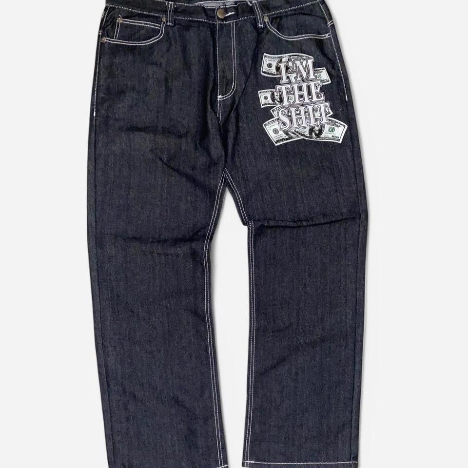 Kayden K × Vintage Kayden K I’m the Shit Cash Money Jeans Size US 40 / EU 56 - 2 Thumbnail