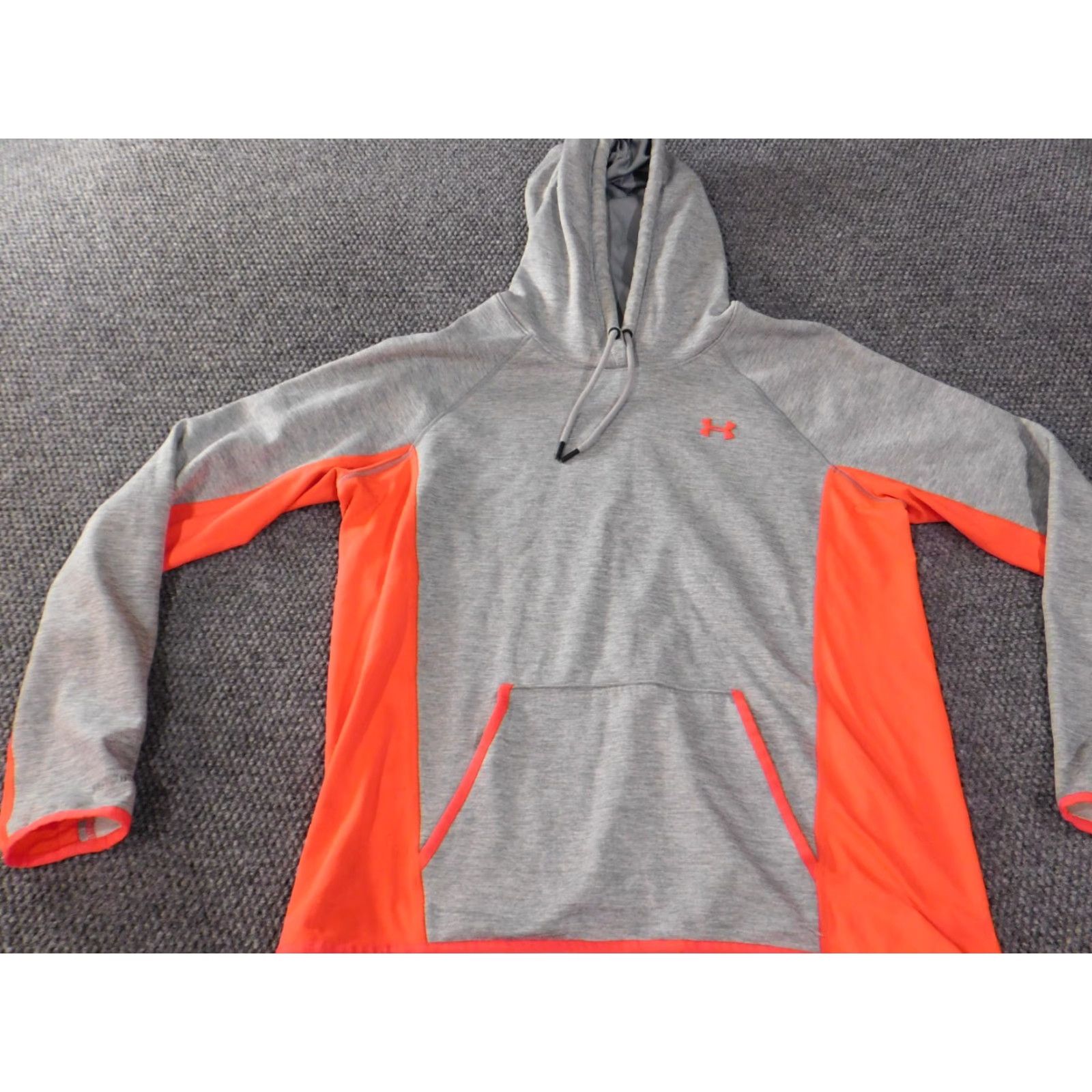 Under Armour Under Armour Hoodie Womens L Gray Pullover Logo Coldgear Stretch Activewear Regular Size L / US 10 / IT 46 - 3 Thumbnail