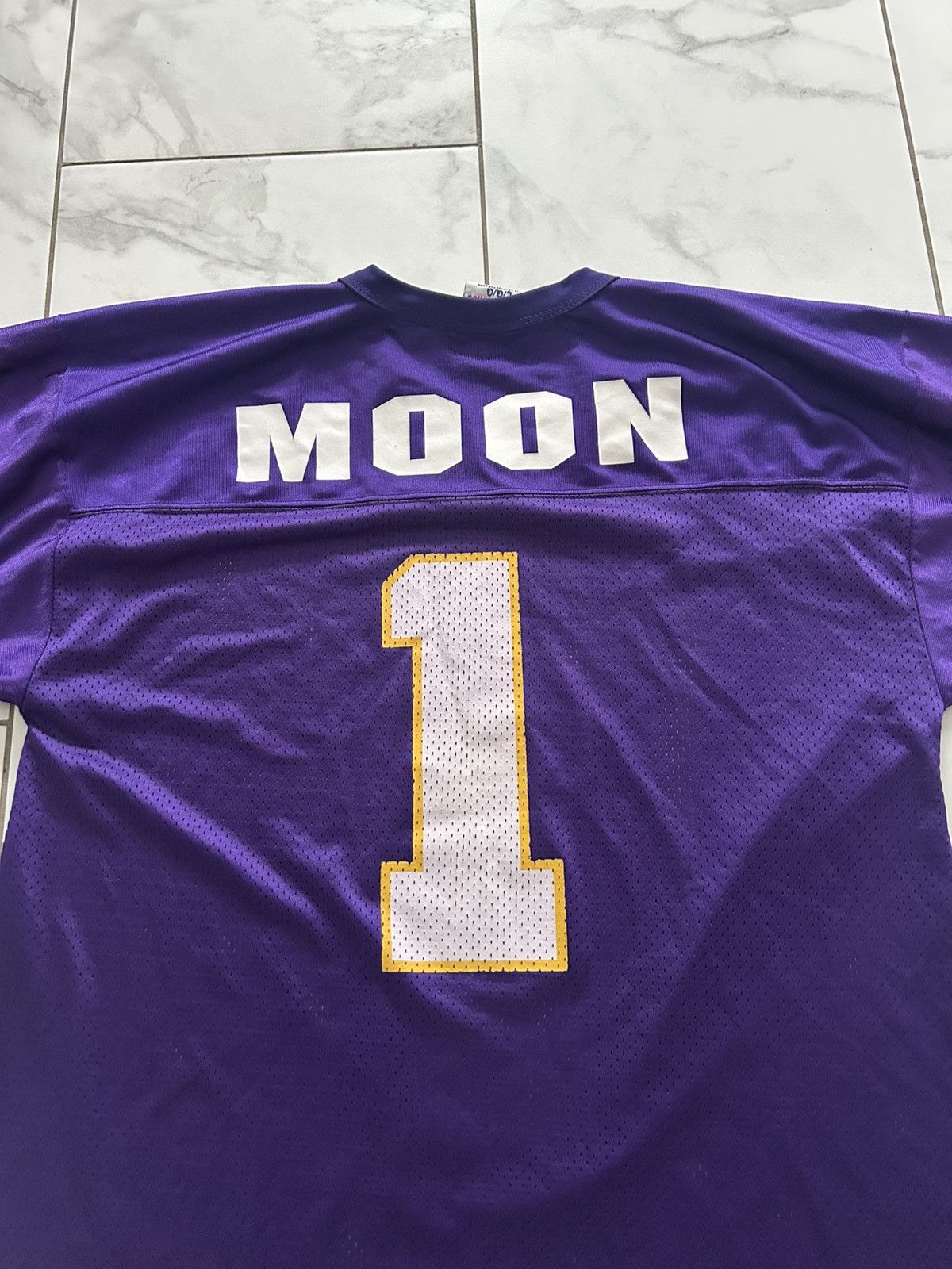 Logo Athletic Vintage Warren Moon Minnesota Vikings NFL Football Jersey Size US L / EU 52-54 / 3 - 6 Thumbnail
