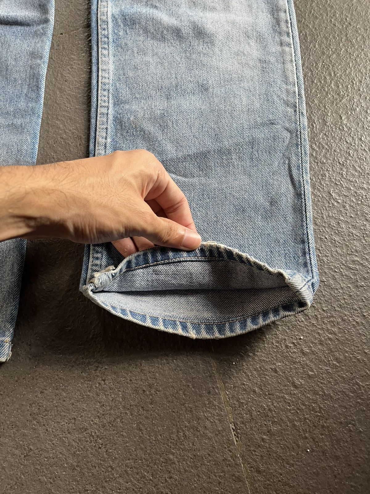 Levi's Vintage Levi’s 80’s 505 Distressed Faded Blue Size US 30 / EU 46 - 17 Thumbnail