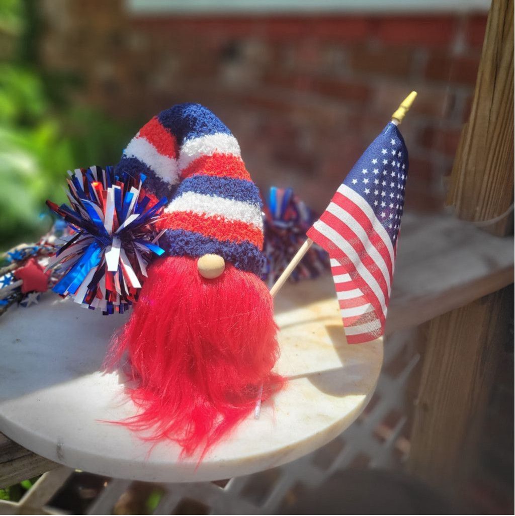 Handmade Patriotic Gnome 4th Of July Decoration Size ONE SIZE - 2 Thumbnail