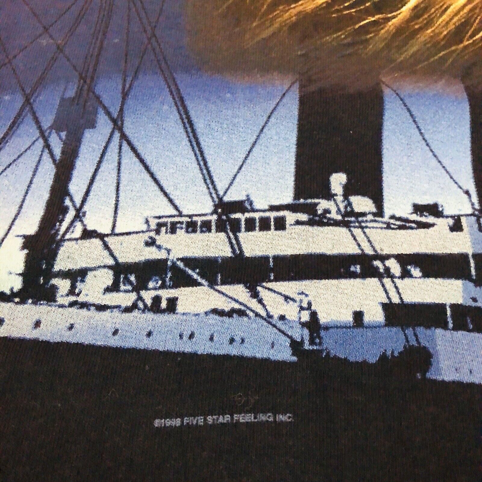 The Unbranded Brand Vintage 90s Celine Dion Titanic T Shirt Tour Size Large Size US L / EU 52-54 / 3 - 2 Thumbnail
