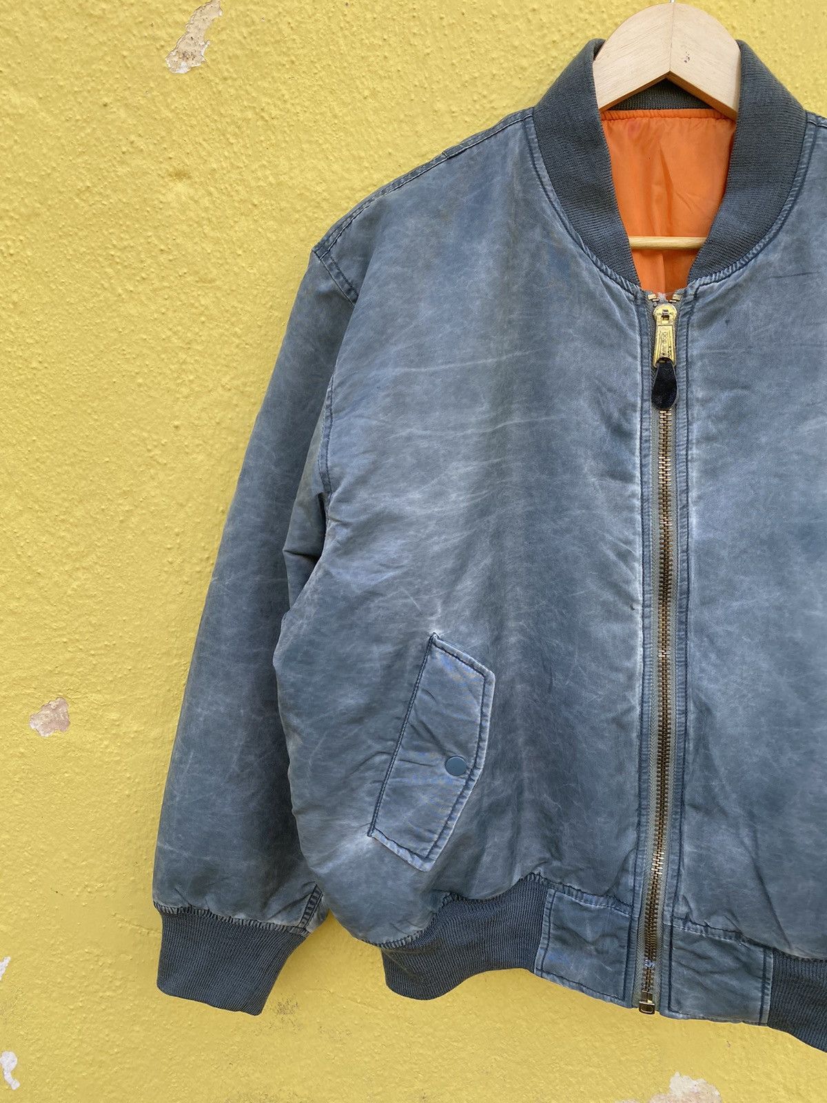 Vintage Vintage MA-1 flight US Airborne bomber jacket Size US L / EU 52-54 / 3 - 15 Thumbnail