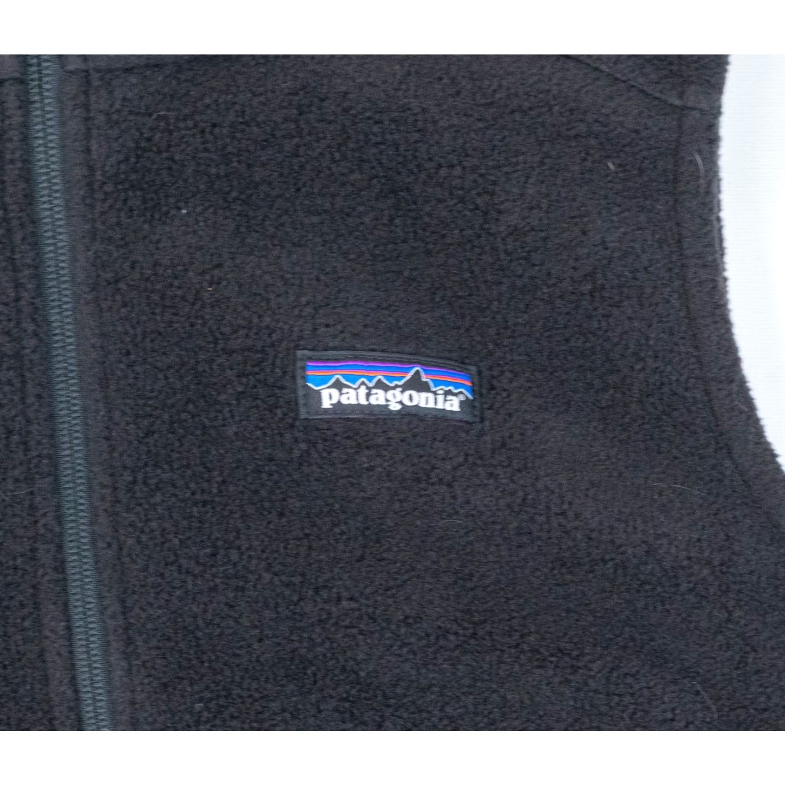Patagonia VINTAGE Patagonia Synchilla Vest Womens Large Black Full Zip Fleece Outdoors Hiking Logo Size L / US 10 / IT 46 - 5 Thumbnail