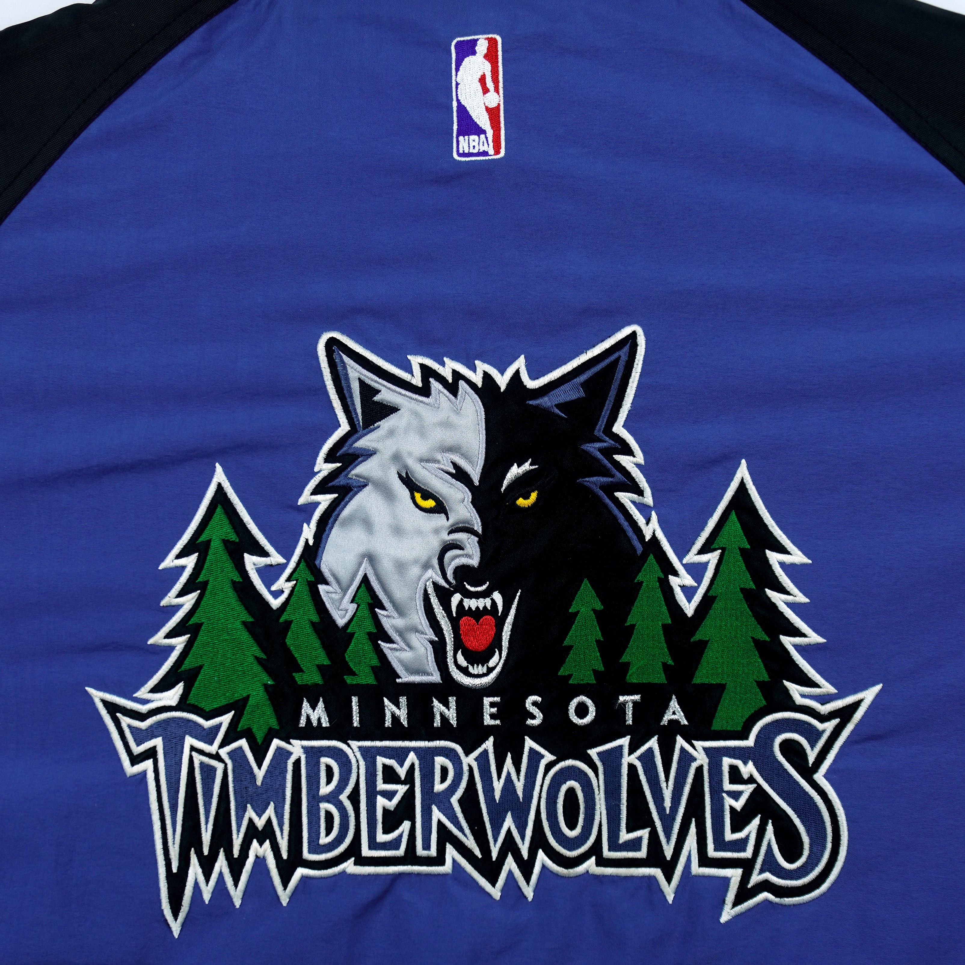 Starter NBA - Minnesota Timberwolves Pullover Jacket 1990s Size US XL / EU 56 / 4 - 7 Thumbnail