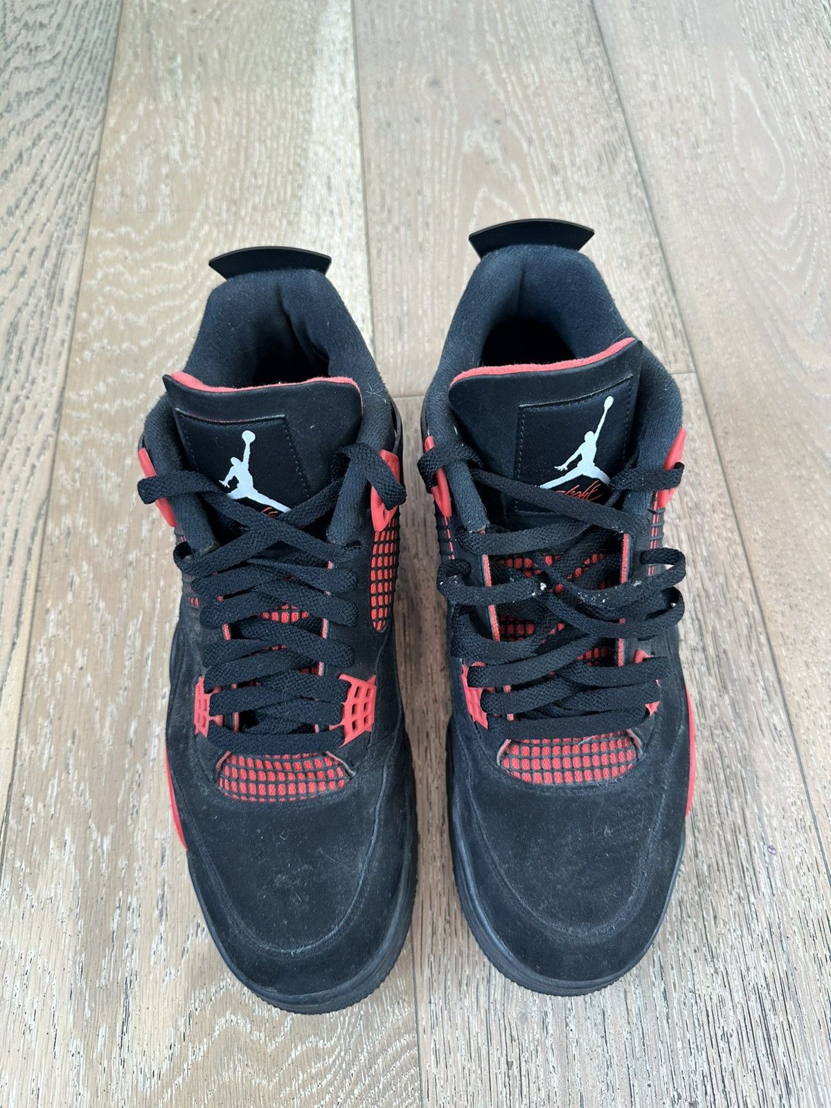 Jordan Brand Jordan 4 Retro Red Thunder Size US 12 / EU 45 - 2 Thumbnail