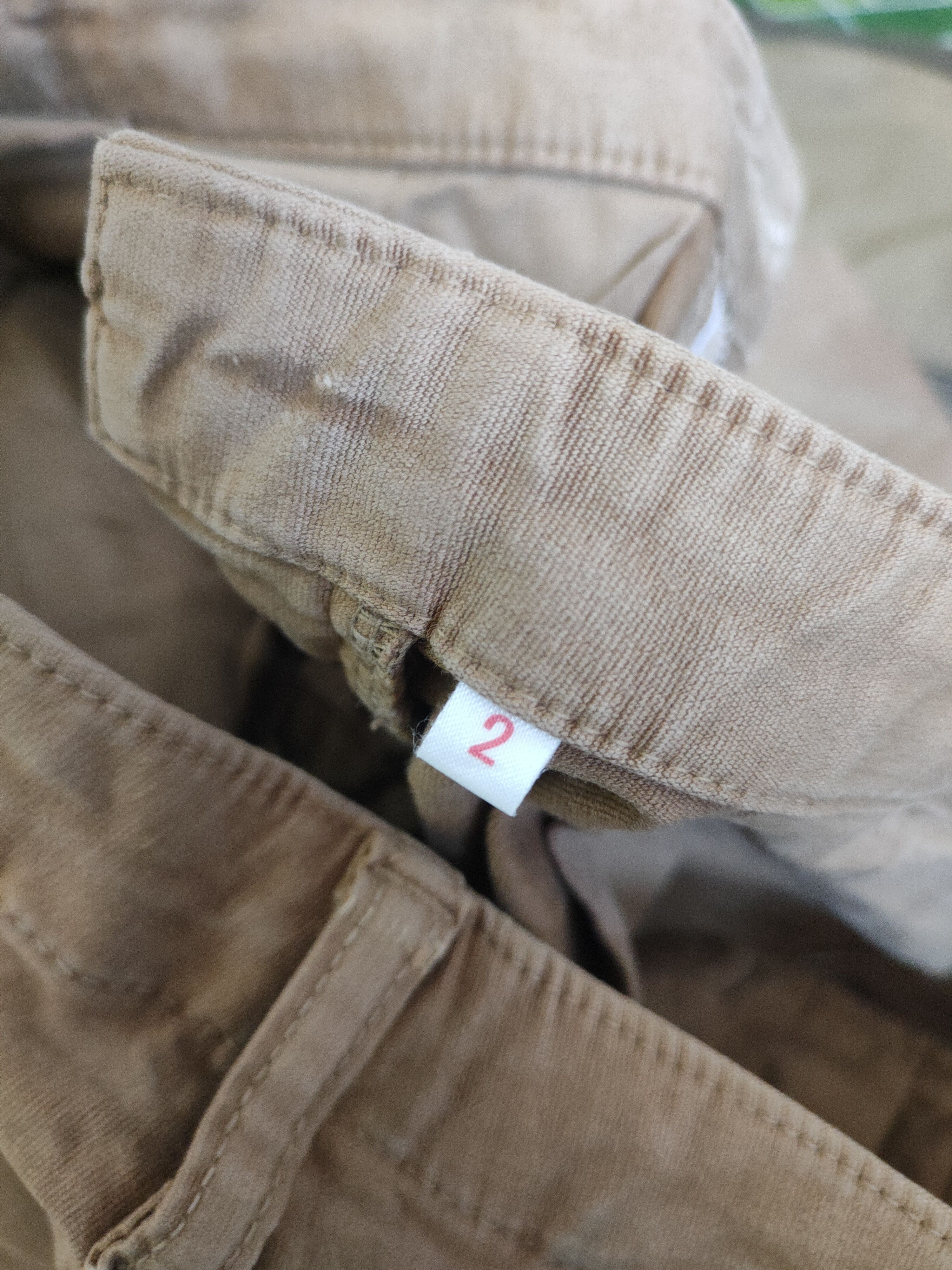 HOLLYWOOD RANCH MARKET DL HR Market Beige Multipocket Cargo Pants #46-263T Size US 30 / EU 46 - 13 Thumbnail