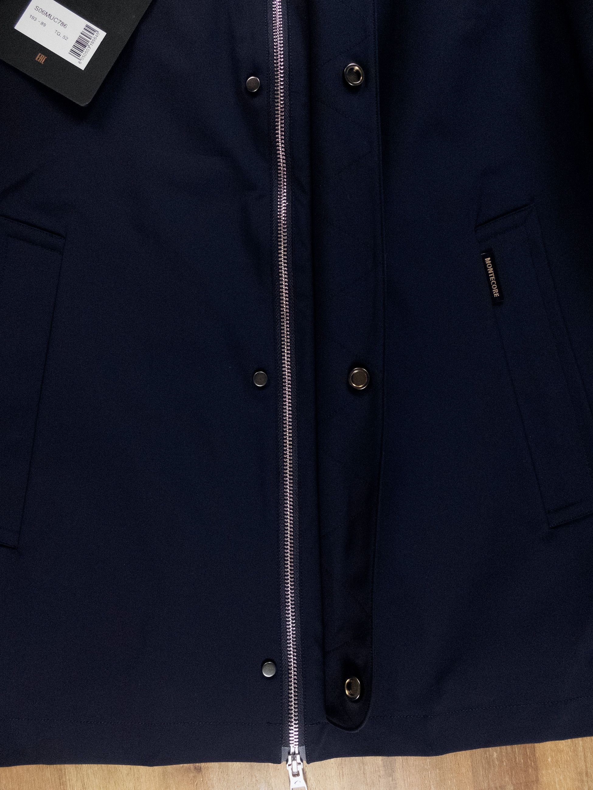 Montecore MONTECORE Italy dark blue nylon coat jacket XL Size US XL / EU 56 / 4 - 8 Thumbnail