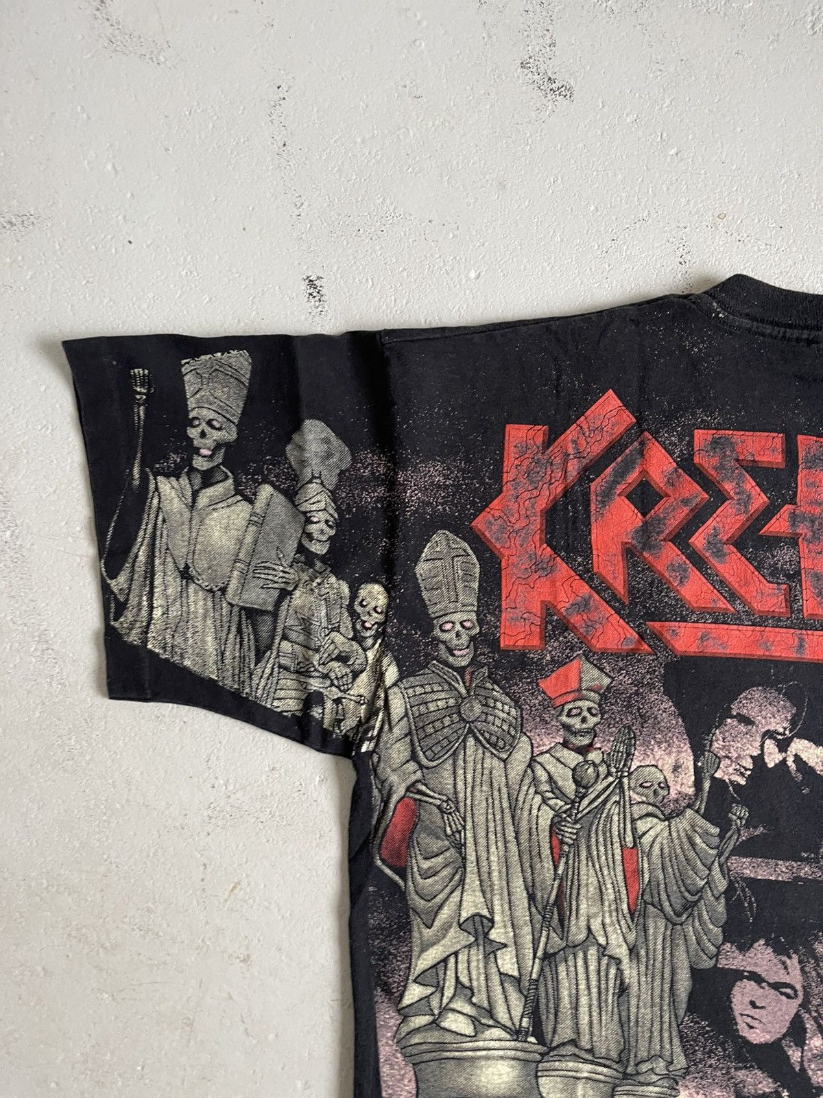 Band Tees Kreator Band tee vintage merch tour 90s single stitch Size US XL / EU 56 / 4 - 12 Thumbnail