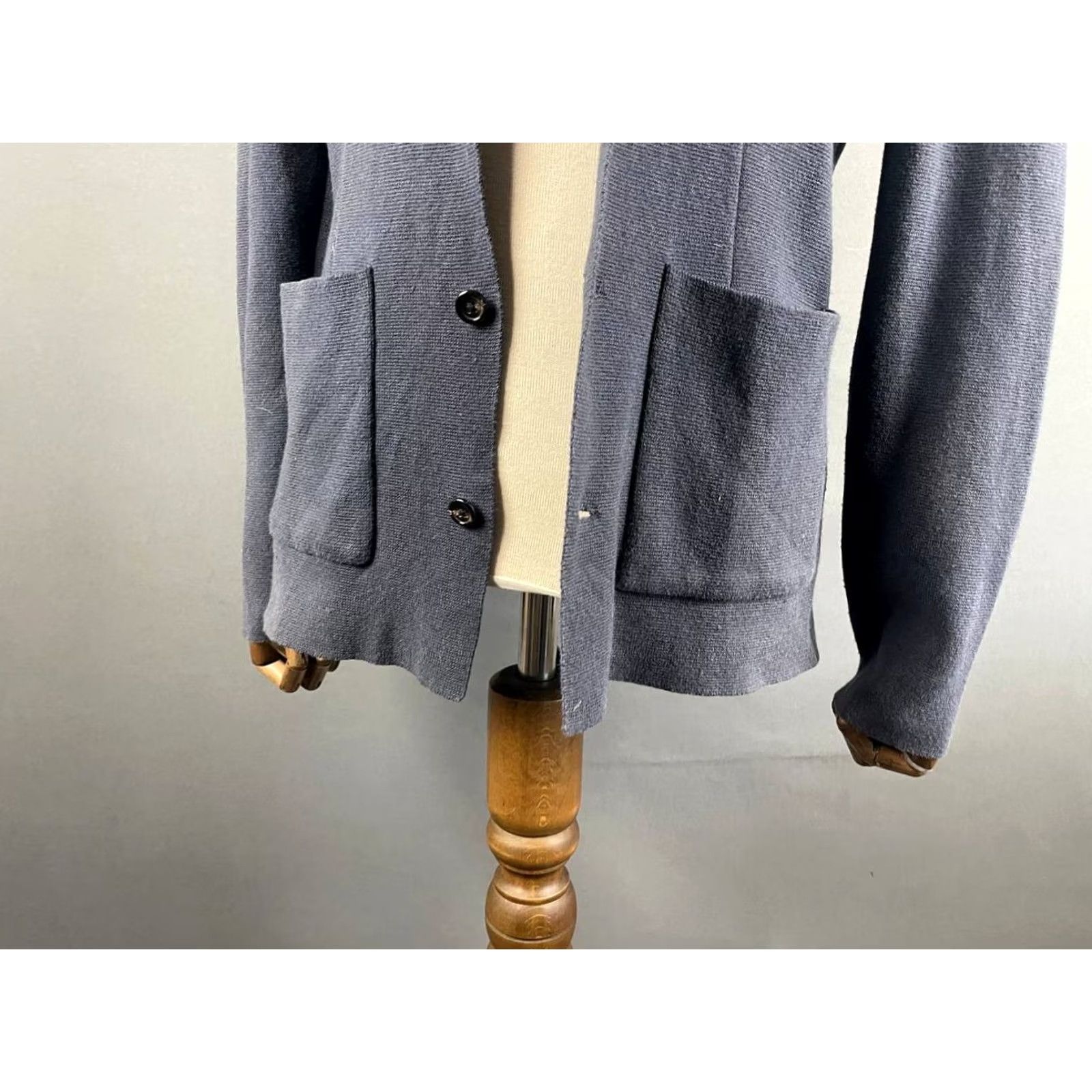 Fred Perry Fred Perry Mens Knit Blazer Coat Size 36 Blue Cotton Long Sleeve Multi-Pockets Size US M / EU 48-50 / 2 - 6 Thumbnail