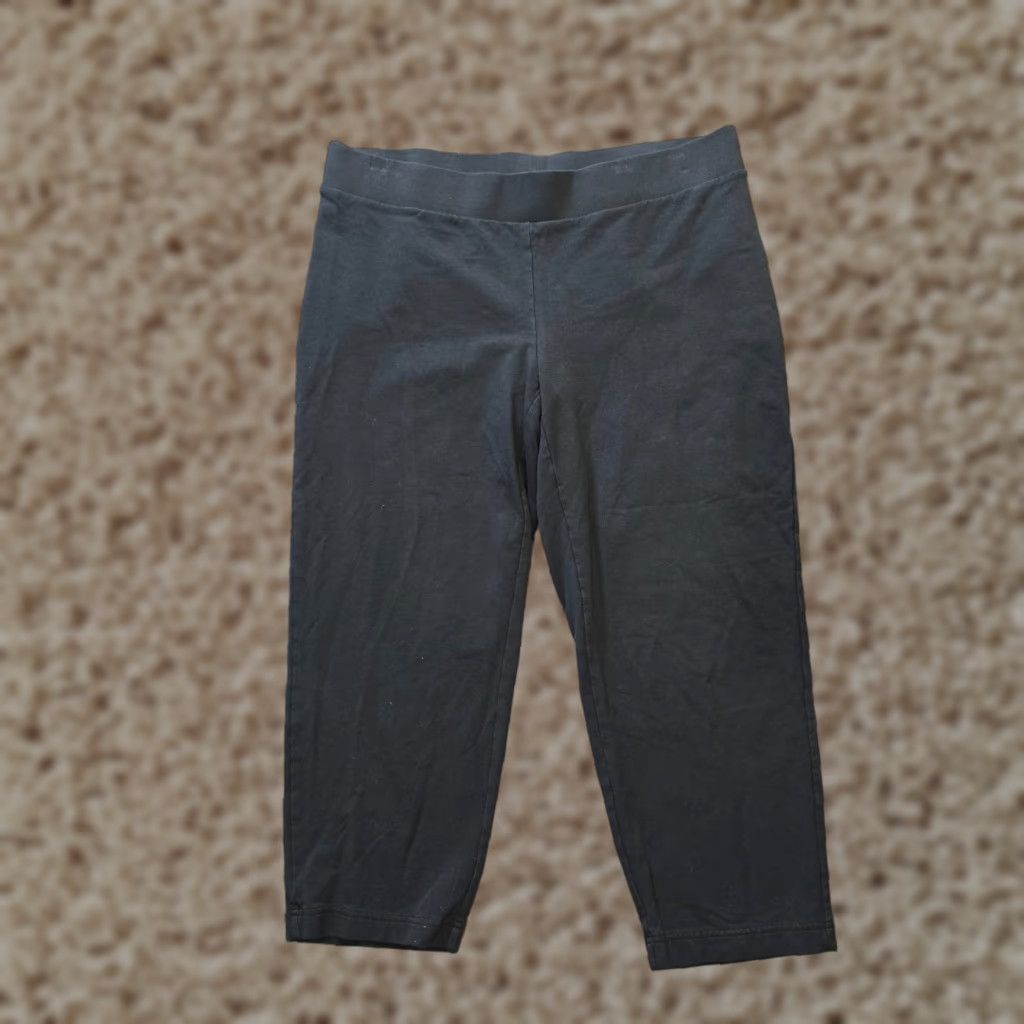 J. Jill J. Jill Pants Womens Medium Black Ponte Slim Leg Cropped Pull On Stretch Straight Leg N/A Size 32" / US 10 / IT 46 - 1 Thumbnail