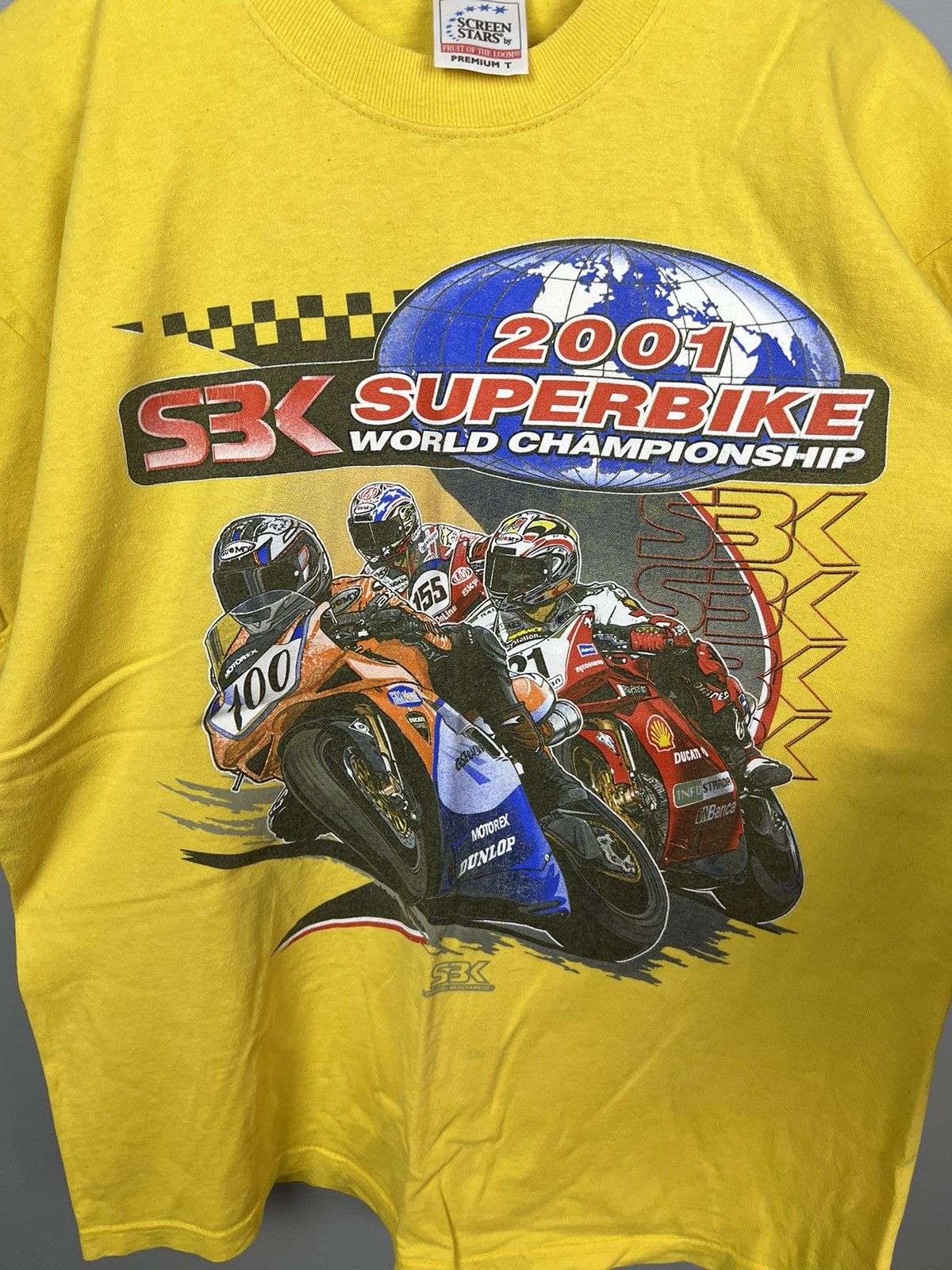 Vintage 2001 SBK Superbike World Championship Hatch rare t shirt Size US L / EU 52-54 / 3 - 4 Thumbnail