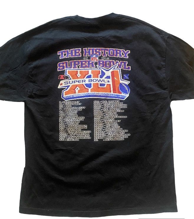 AAA Vintage Super Bowl History Shirt Size US XXL / EU 58 / 5 - 4 Thumbnail