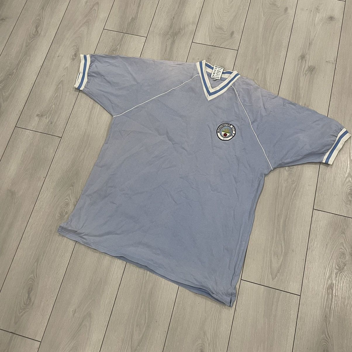 Sports Specialties × Vintage Manchester city retro jersey shirt tee 90s XXL Football Size US XXL / EU 58 / 5 - 1 Thumbnail