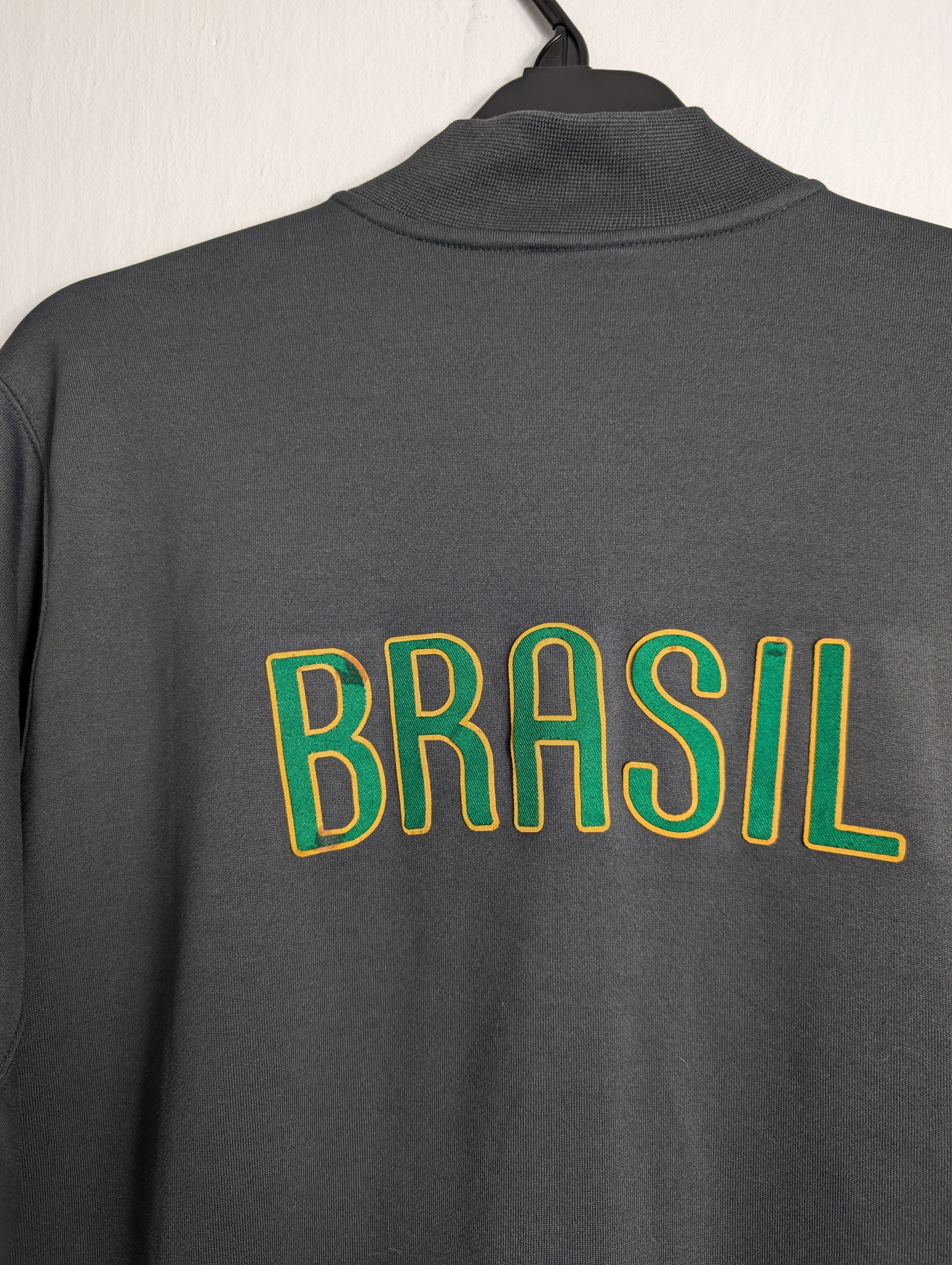 Nike Nike Brasil CBF Track Jacket 2006 Retro Football Blokecore Size US L / EU 52-54 / 3 - 6 Thumbnail
