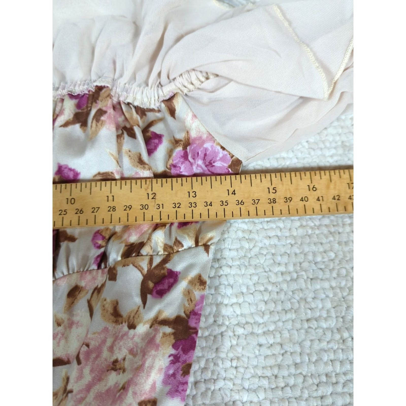 Cider Womens XS Mini Dress Off-Shoulder Corset Floral Medieval Renaissance Cottage Size XS / US 0-2 / IT 36-38 - 7 Thumbnail