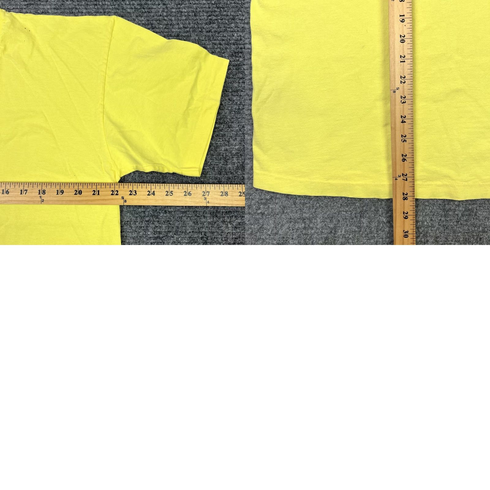 Vintage VINTAGE Vivaldi T-Shirt Yellow 100% Cotton Single Stitch Large Mens 90s 80s Vintage Shirt Short Sleeve Crew Neck USA Made Size US L / EU 52-54 / 3 - 8 Thumbnail