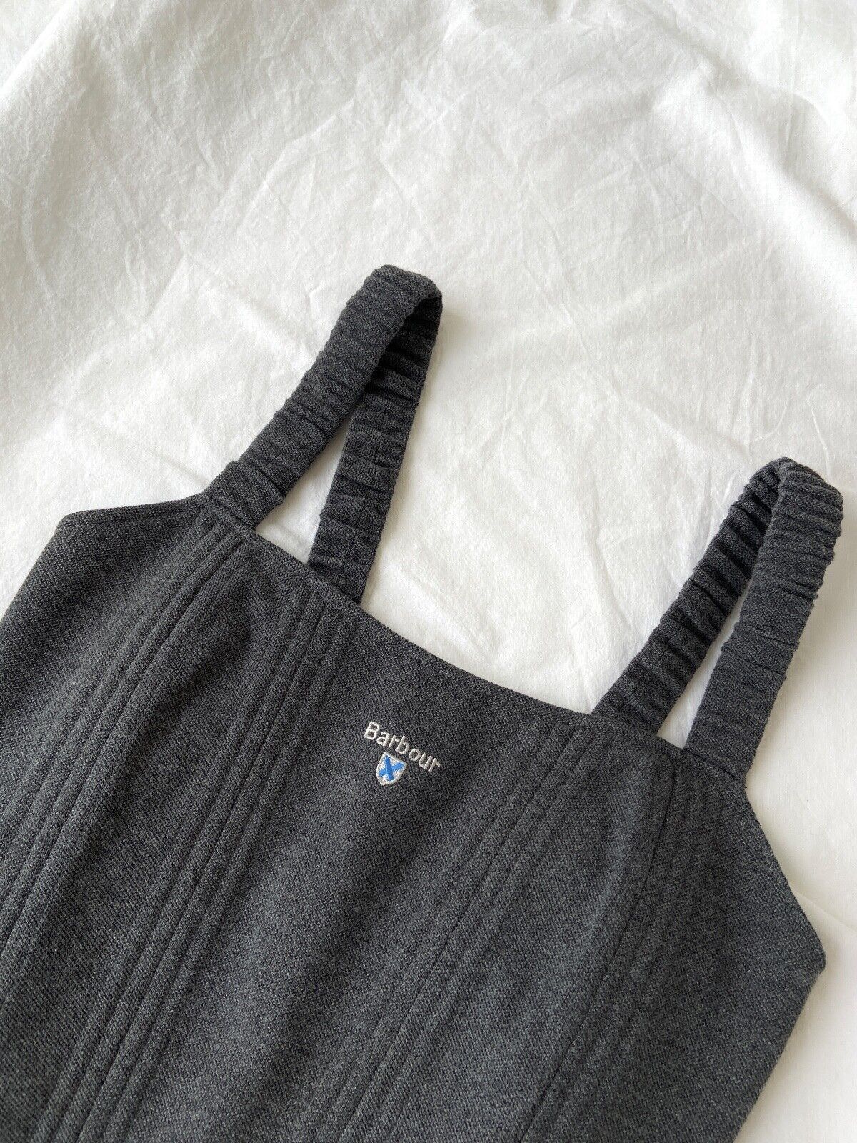 Barbour Handmade Barbour Grey Women's Tank Crop Top Corset Size S / US 4 / IT 40 - 4 Thumbnail