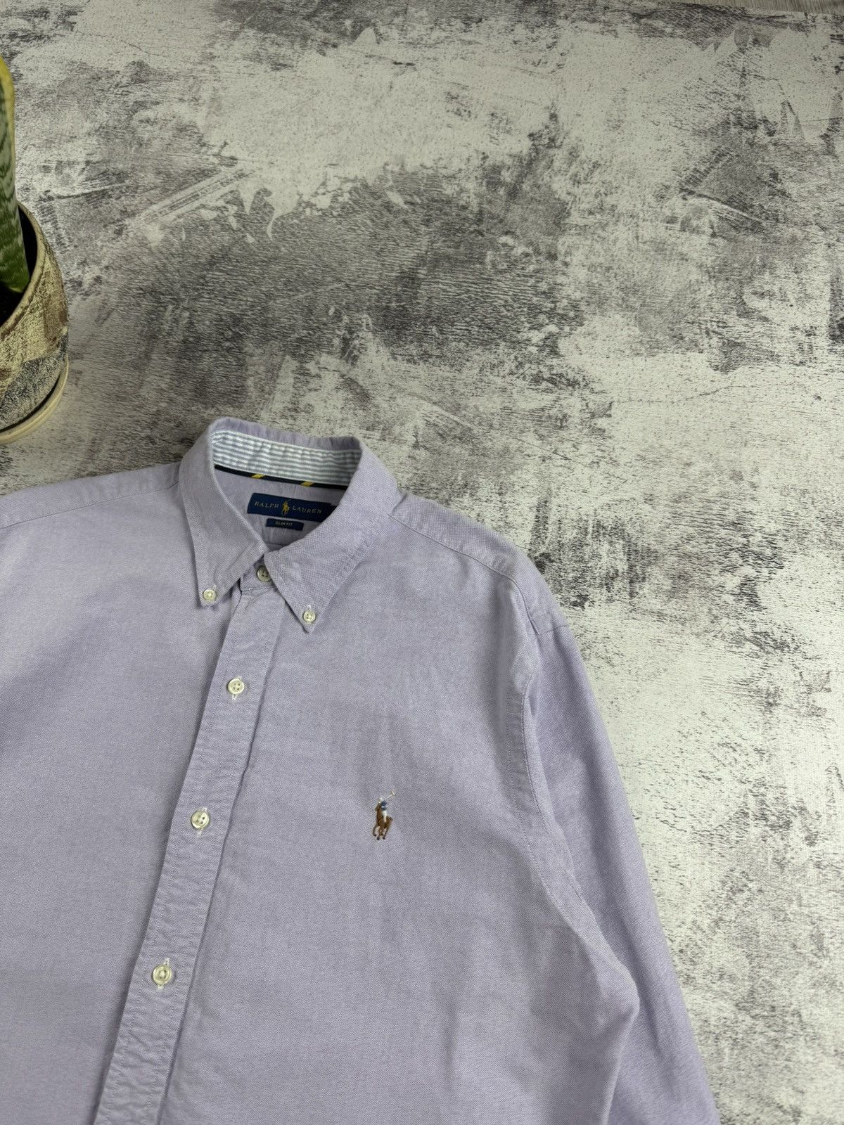 Polo Ralph Lauren Polo Ralph Lauren Basic Blank 90S Longsleeve Button Shirt Size US L / EU 52-54 / 3 - 7 Thumbnail
