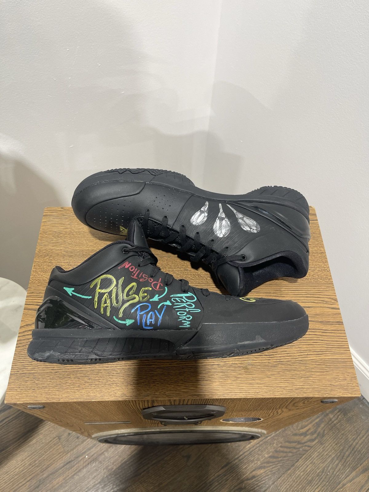 Matty Boy × Nike SAMPLE Nike Matty Boy Kobe Triple Black PE Size 14 Size US 14 / EU 47 - 5 Thumbnail