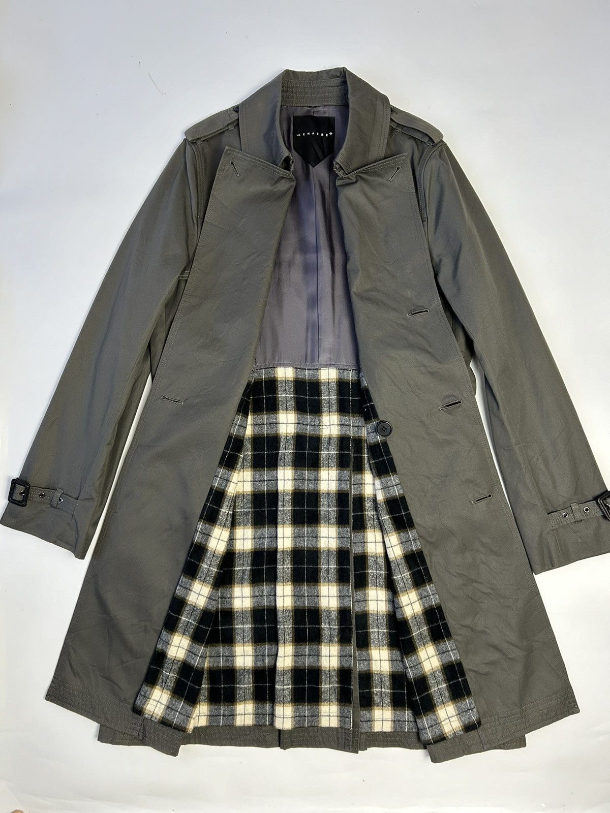 Designer × Lemaire LEMAIRE DARK GREY TRENCH COAT Size US M / EU 48-50 / 2 - 2 Thumbnail