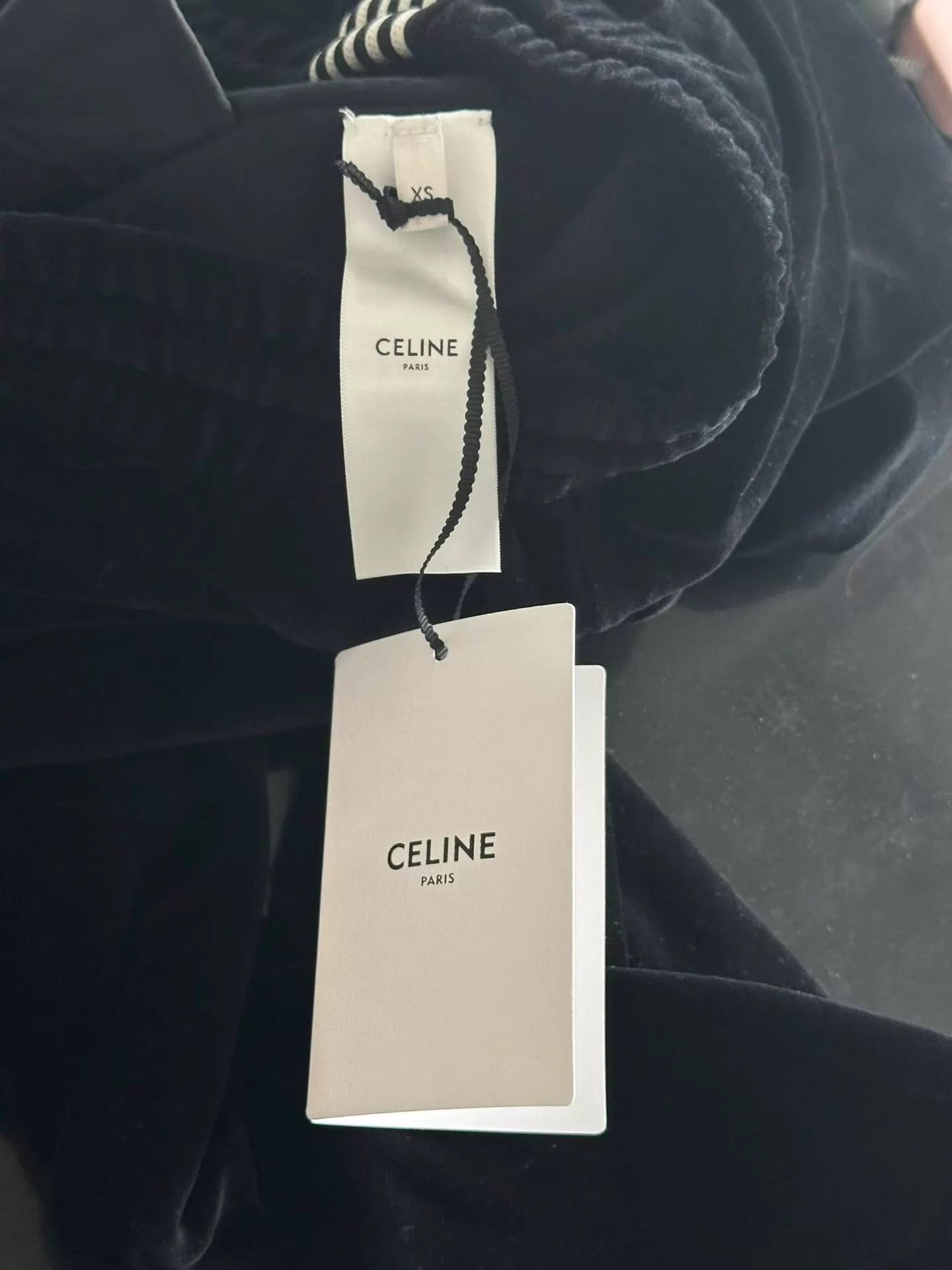Celine Celine velvet side stripe pants XS New Size 25" / US 0 / IT 36 - 4 Thumbnail