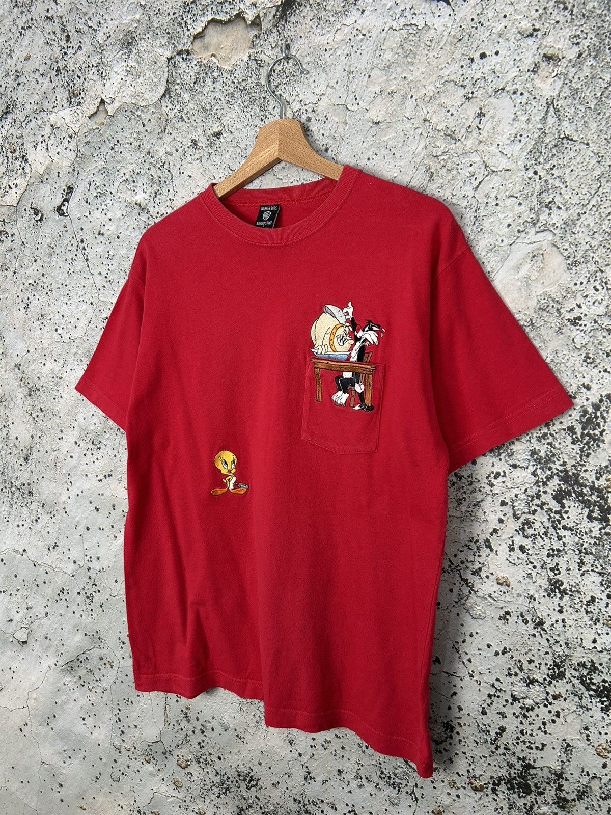 Warner Bros Vintage Warner Bros Studio Store 90s Rare Graphic Tee Size US S / EU 44-46 / 1 - 2 Thumbnail