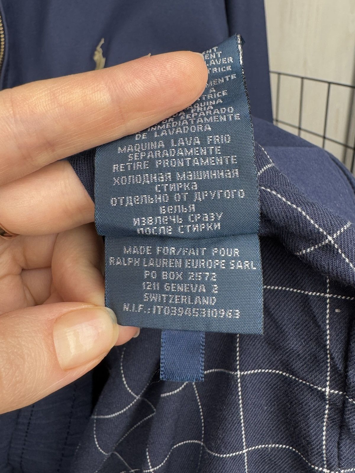 Polo Ralph Lauren VINTAGE POLO Ralph Lauren Jacket Full Zip Checkered Bomber Size US L / EU 52-54 / 3 - 11 Thumbnail