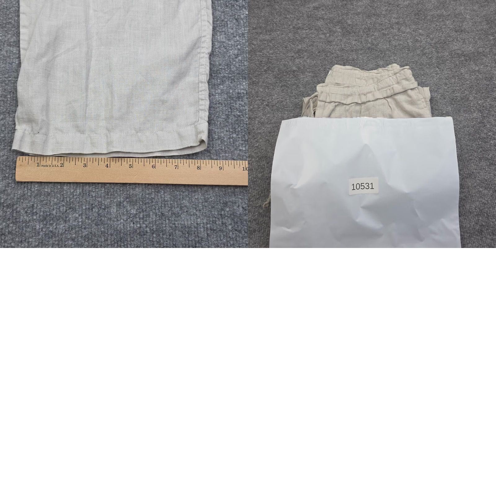Johnny Was Johnny Was JW Los Angeles Linen Pants Women's Small Beige Drawstring Size 28" / US 6 / IT 42 - 9 Thumbnail
