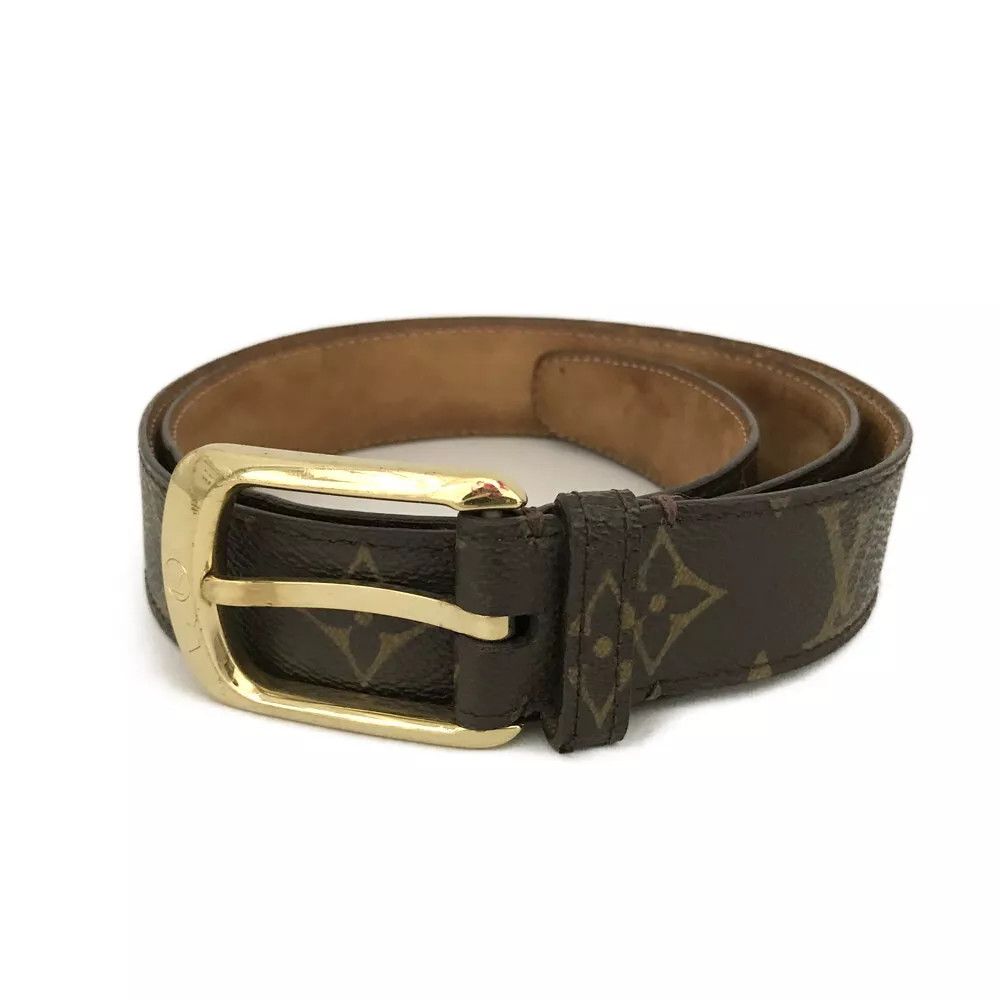 image of Louis Vuitton Louie Vuitton Men's Belt 36 (Fits Waist 34-38) in Brown