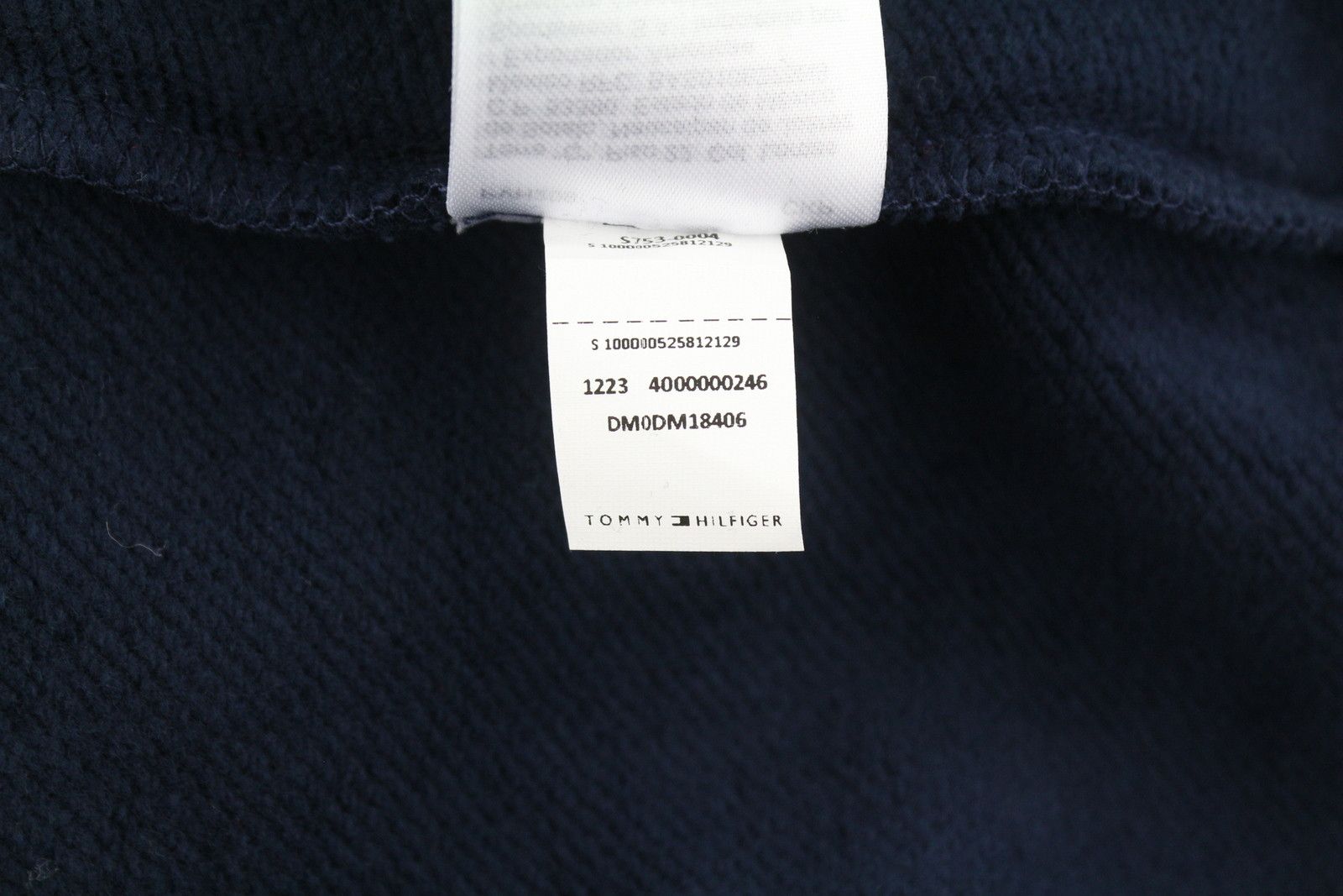 Tommy Hilfiger L Dark Blue Bomber Neck Zip Sweatshirt 87396 Size US L / EU 52-54 / 3 - 10 Thumbnail