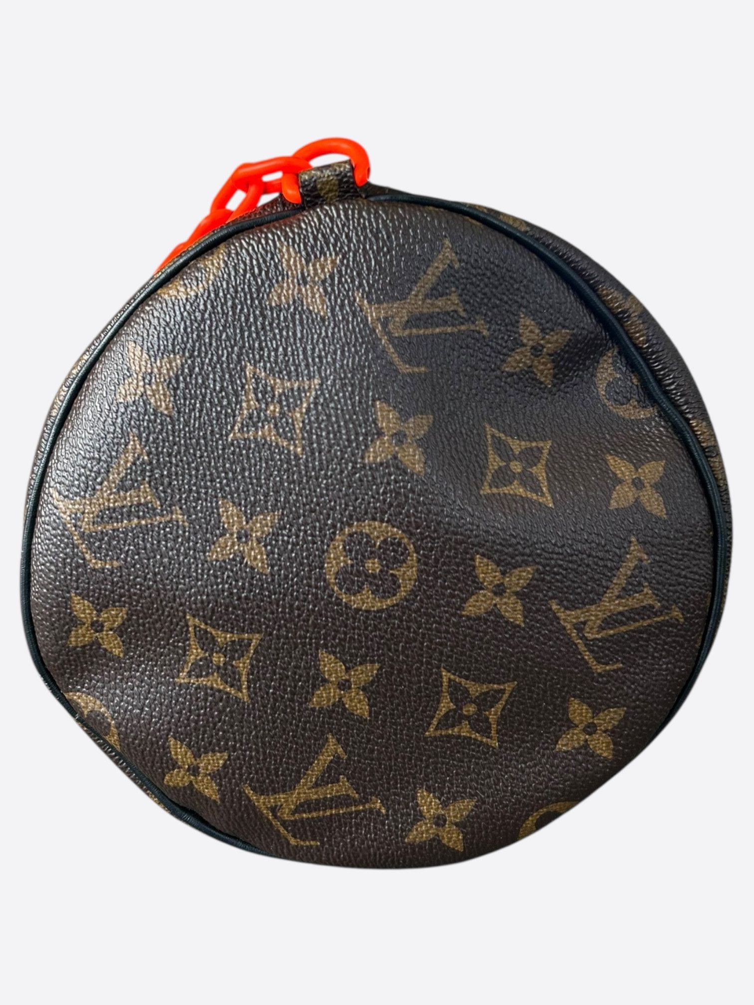 Louis Vuitton Louis Vuitton Brown Monogram & Orange Papillon Pouch Size ONE SIZE - 2 Thumbnail
