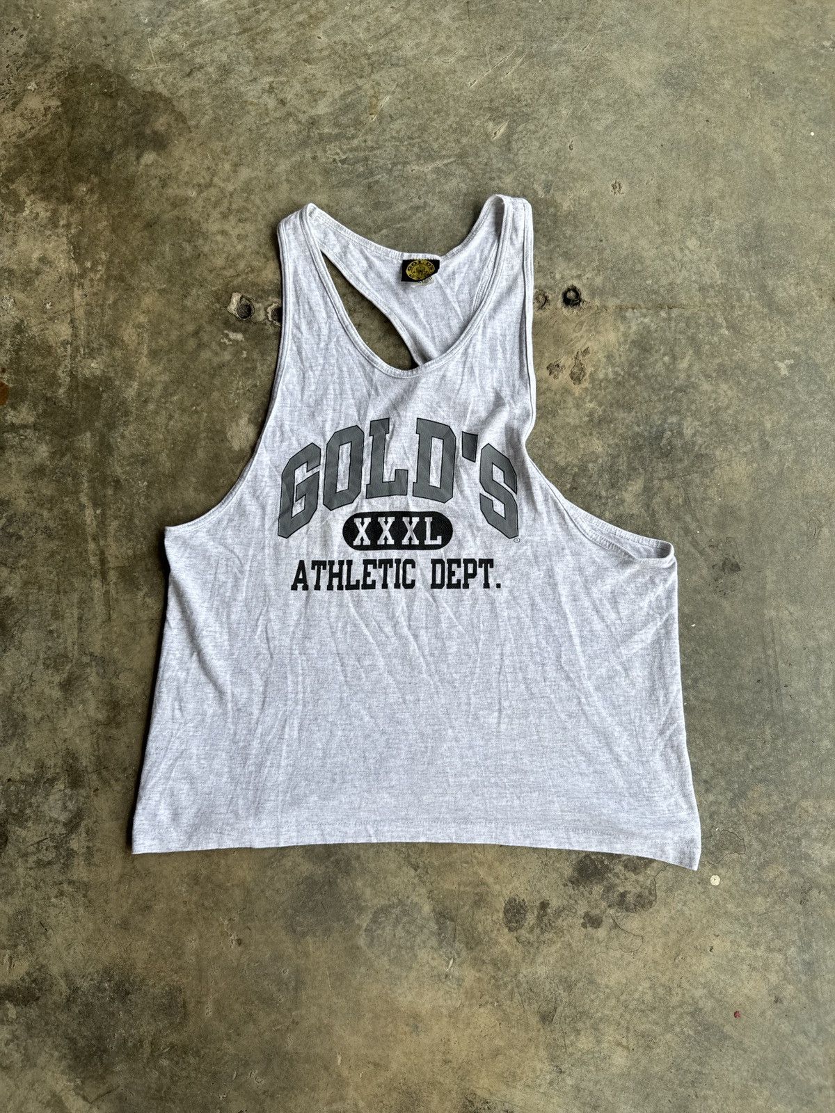 Vintage RARE* VINTAGE 90s GOLDEN TAG XXXL GOLD’S GYM TANK TOP Size US L / EU 52-54 / 3 - 1 Thumbnail