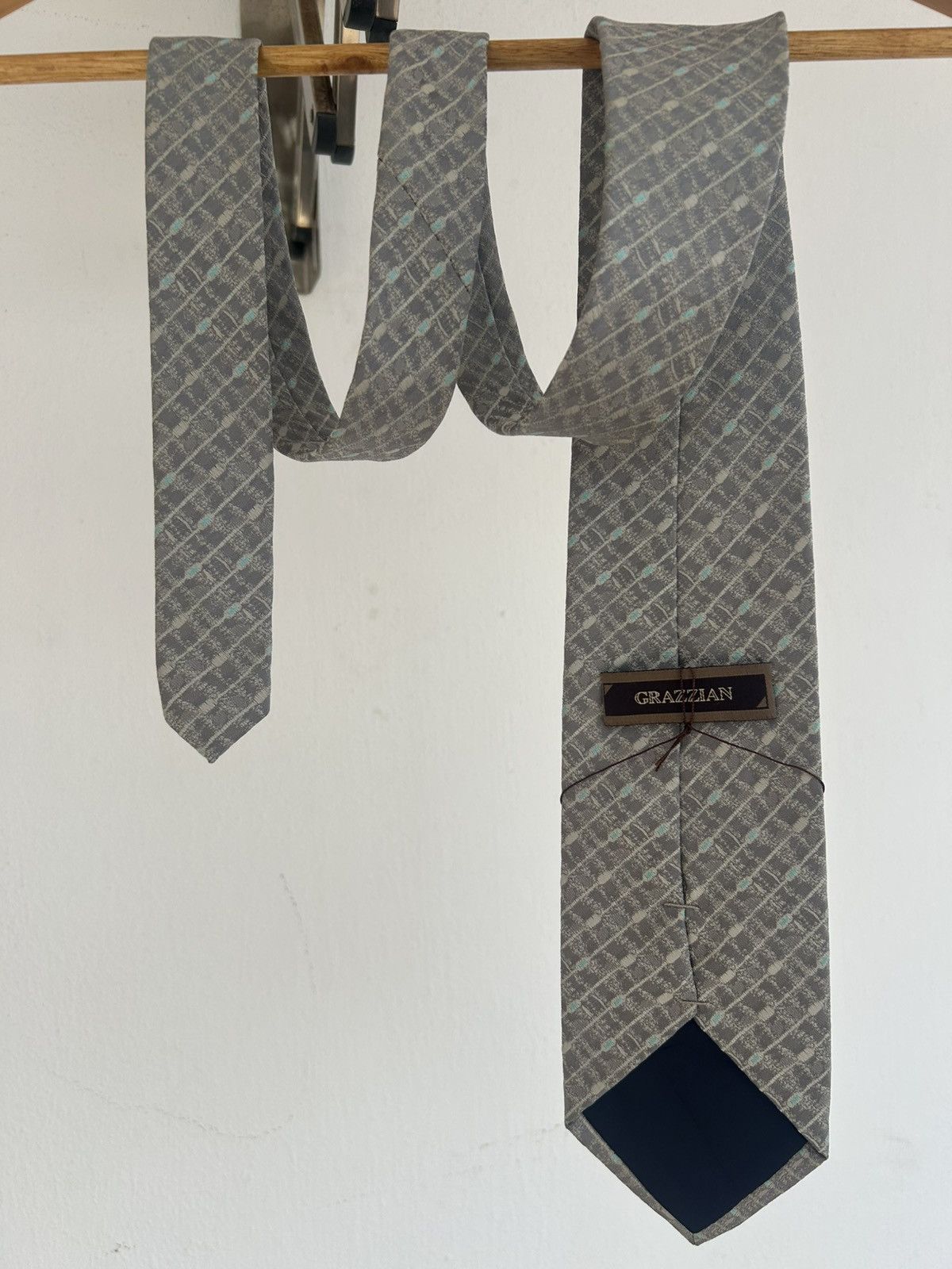 Other NOS Grazzian Italy Vintage Tie Gray Size ONE SIZE - 2 Thumbnail