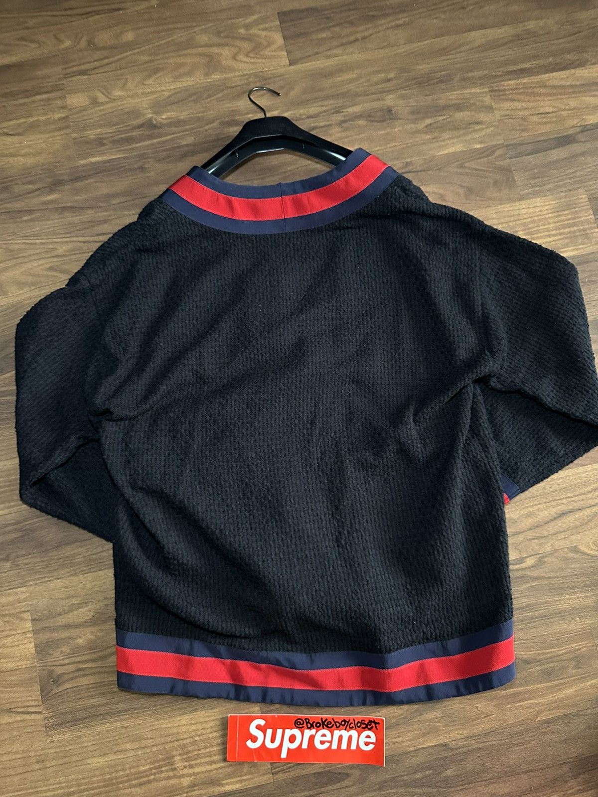 Gucci Gucci web trim tweed cardigan sweater Size M / US 6-8 / IT 42-44 - 2 Thumbnail
