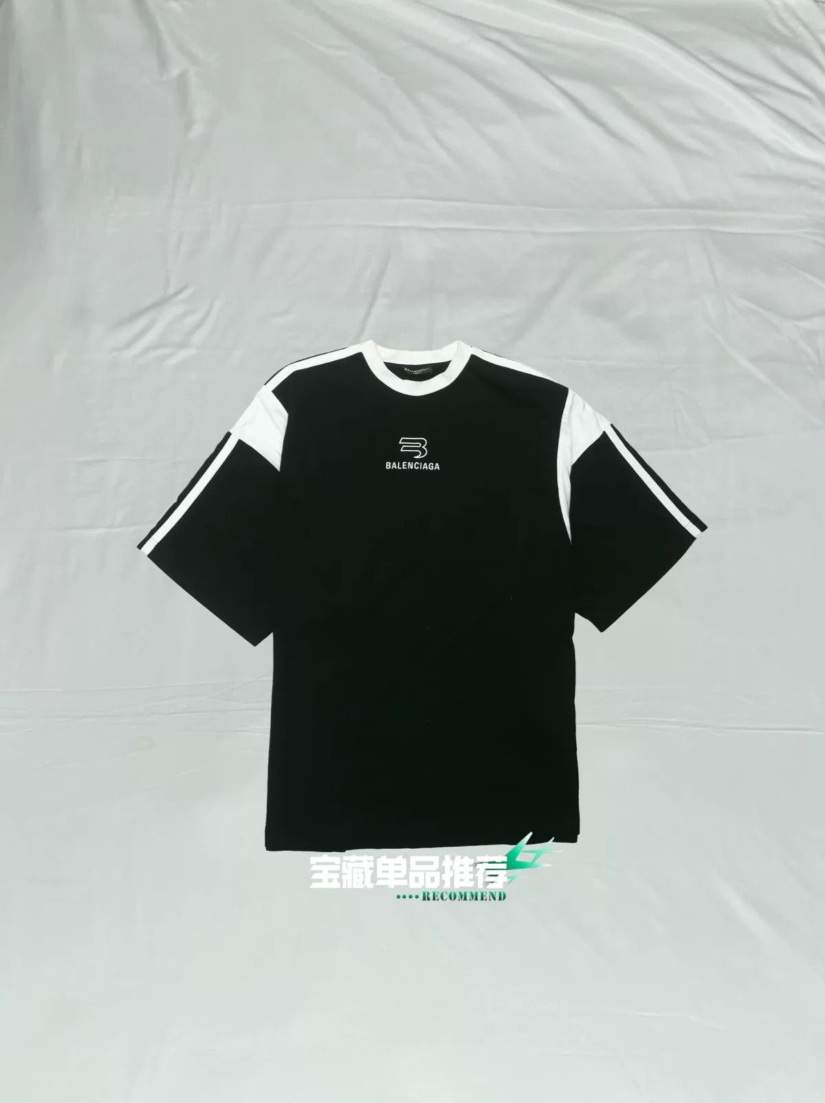Balenciaga Balenciaga FW22 Embroidered Logo T-shirt Size US M / EU 48-50 / 2 - 1 Thumbnail
