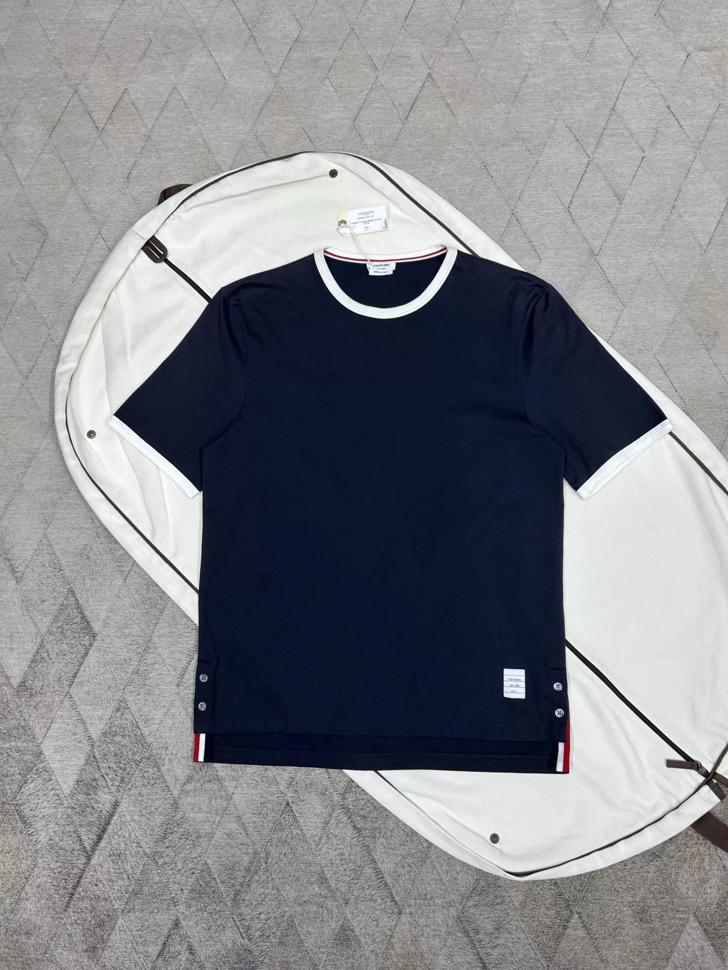 Thom Browne Thom Browne 2024 SS Color Block T-Shirt Size US XXL / EU 58 / 5 - 1 Thumbnail